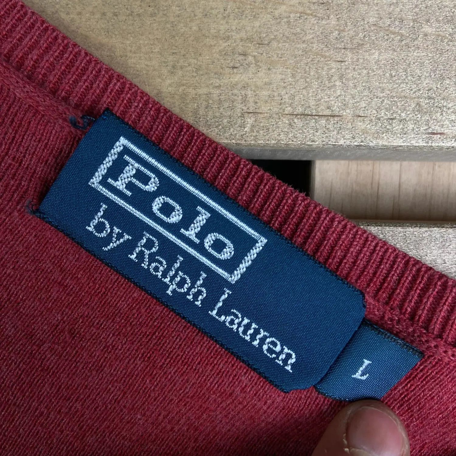 Polo Ralph Lauren Mens Sweater Jumper Polo Ralph Lauren V Neck Size L Size US L / EU 52-54 / 3 - 5 Thumbnail