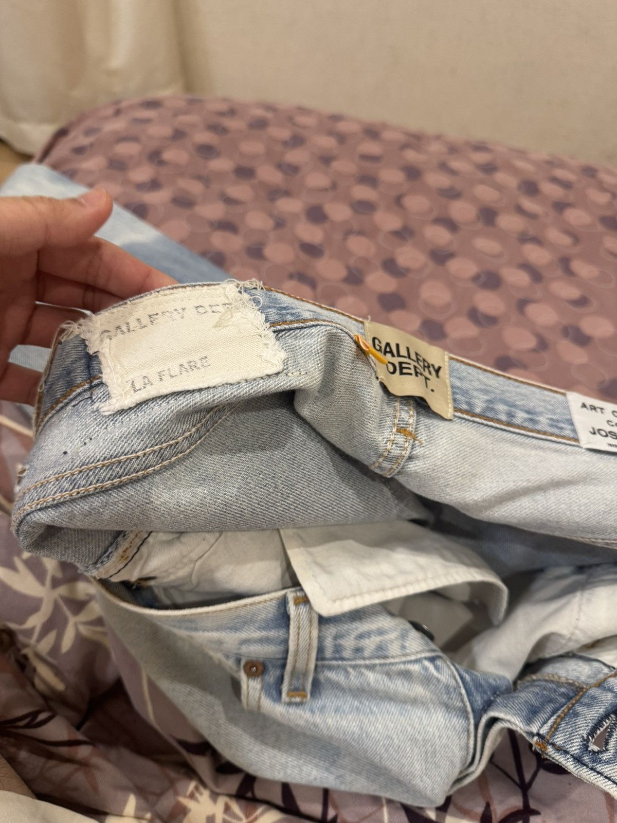 Gallery Dept. G patch la flare jeans Size US 31 - 14 Thumbnail