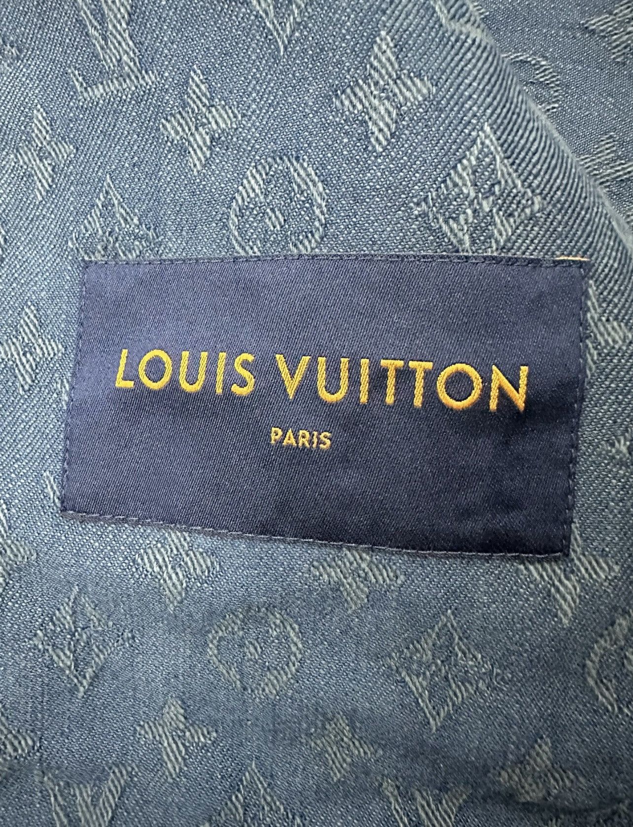 Louis Vuitton *RARE* Louis Vuitton Denim Jacket Sz.52 Size US L / EU 52-54 / 3 - 4 Thumbnail