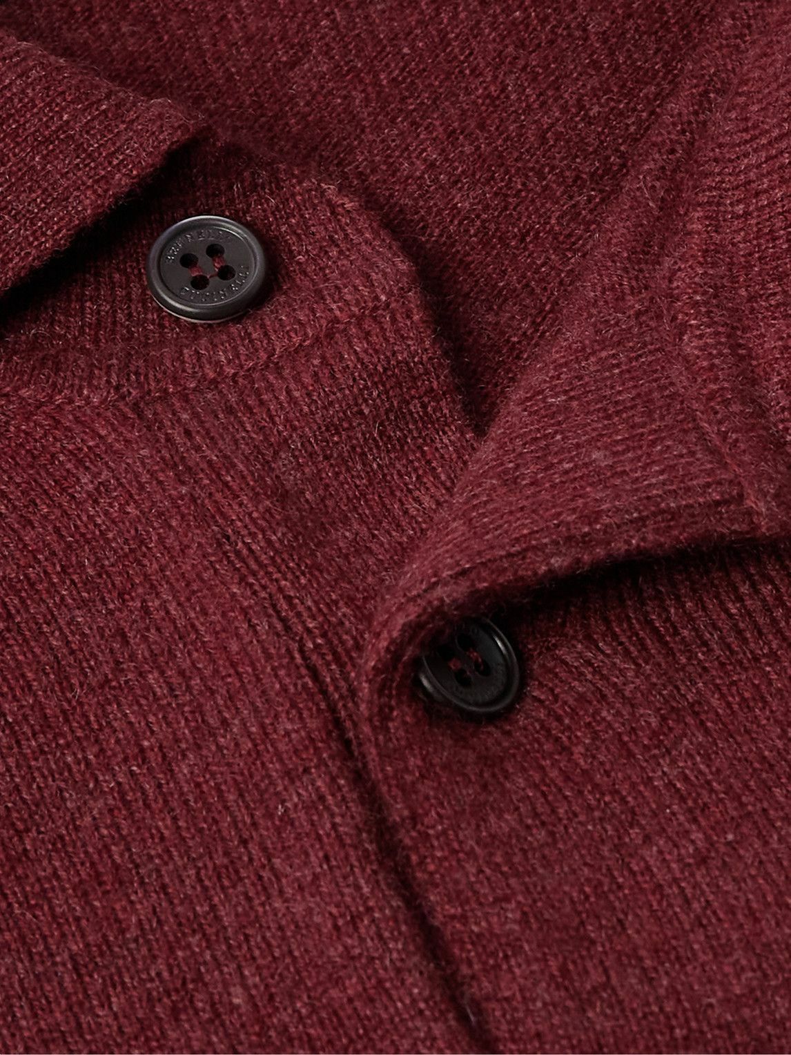 Brunello Cucinelli o1w1db10225 Cashmere Polo Shirt in Dark Red Size US L / EU 52-54 / 3 - 5 Thumbnail