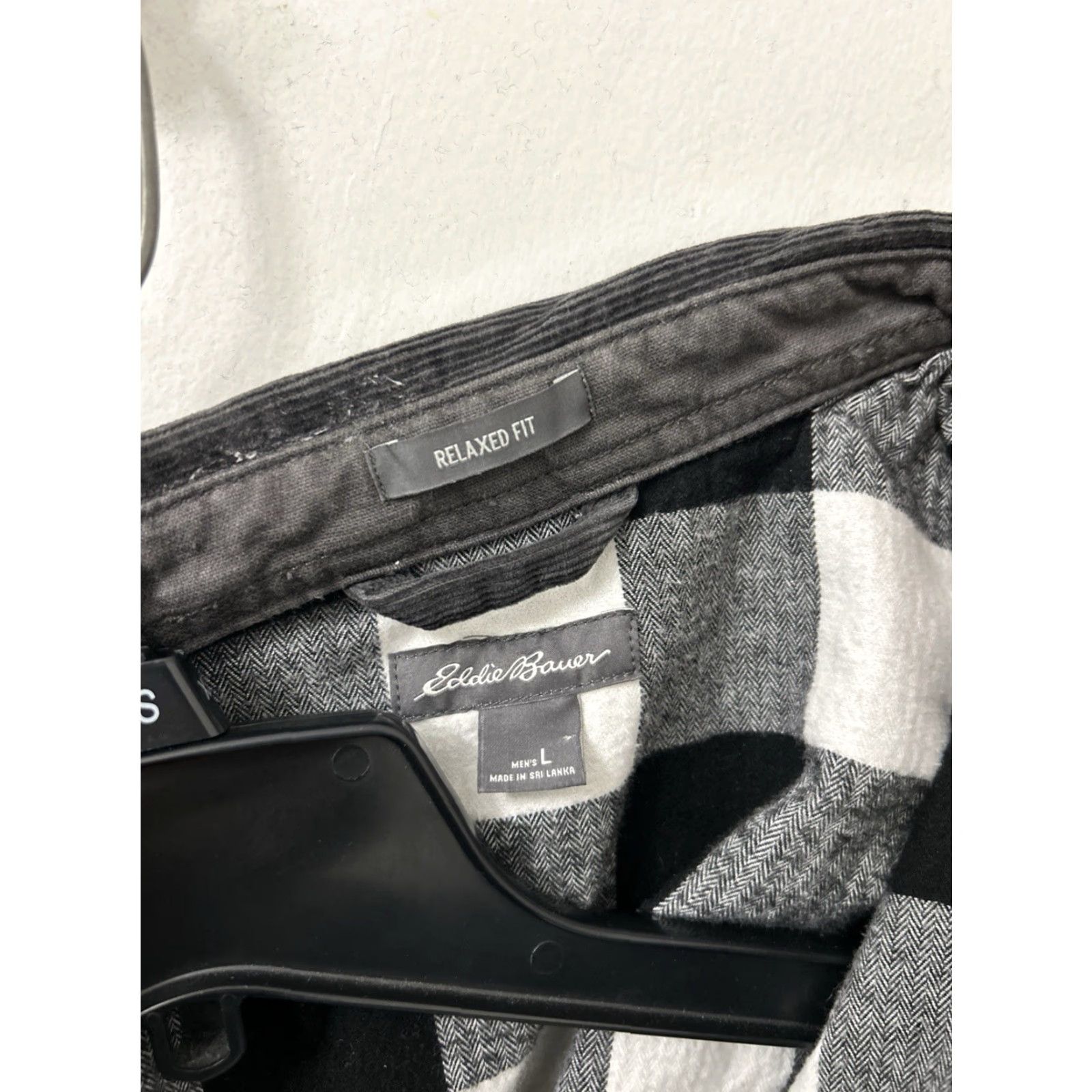 Eddie Bauer Eddie Bauer Corduroy Jacket Mens L Gray Flannel Lined Relaxed Fit Elbow Patches Size US L / EU 52-54 / 3 - 6 Thumbnail