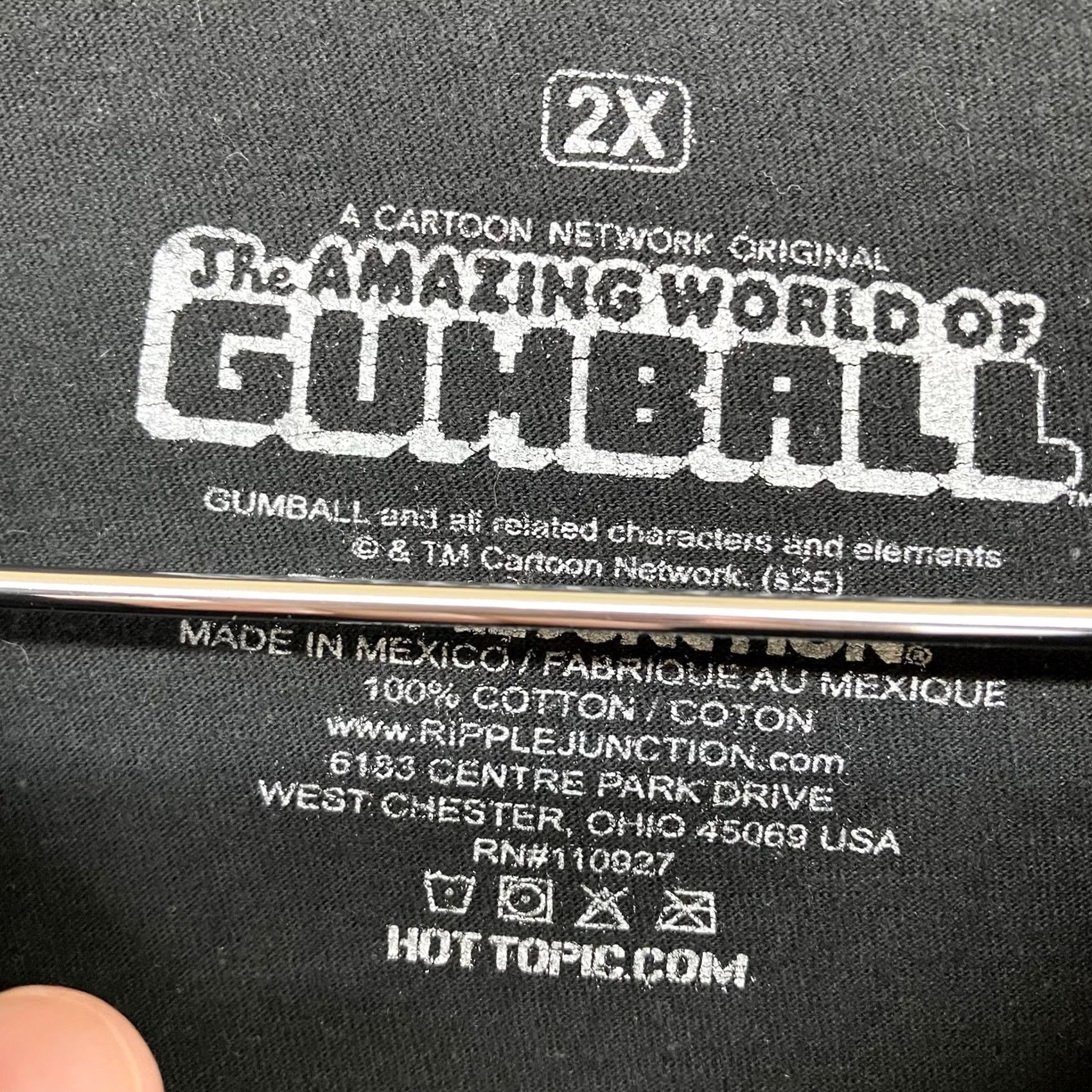 Vintage VINTAGE The Amazing World Of Gumball Best Bros Gumball & Darwin Black T-Shirt 2X Thin Size US XXL / EU 58 / 5 - 4 Thumbnail