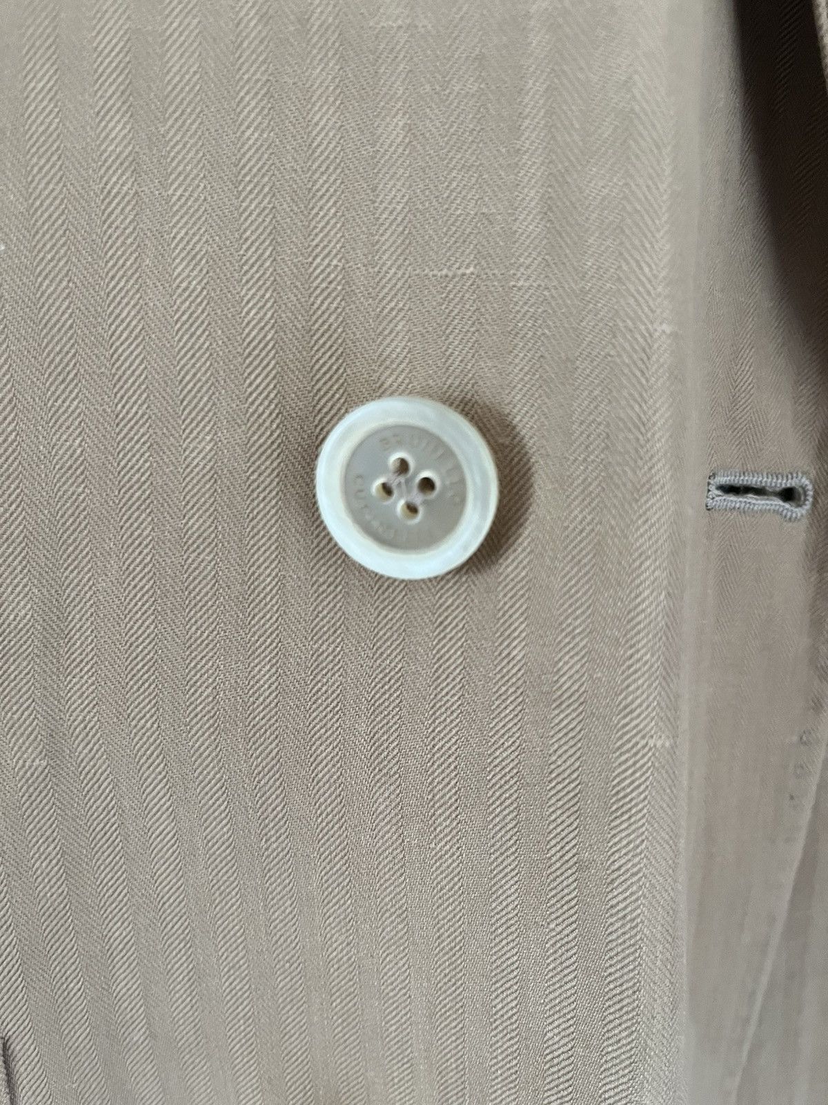 Brunello Cucinelli Brunello cucinelli light brown / tan wool-linen size 38/it48 Size 38R - 3 Thumbnail