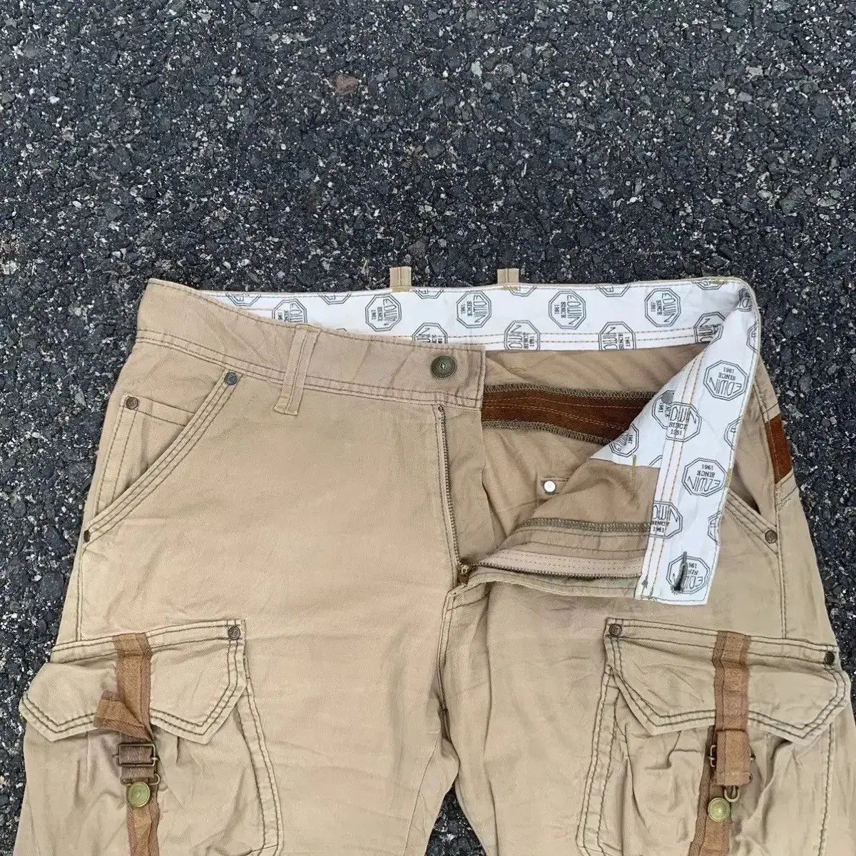 Edwin Japanese Vintage Trousers Big Pocket Faded Pants Size US 35 - 6 Thumbnail