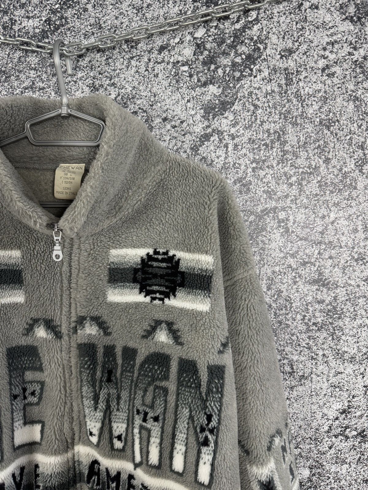 Vintage Chewan Native America Vintage Fleece Jacket Wild Life Sherpa Size US L / EU 52-54 / 3 - 2 Thumbnail