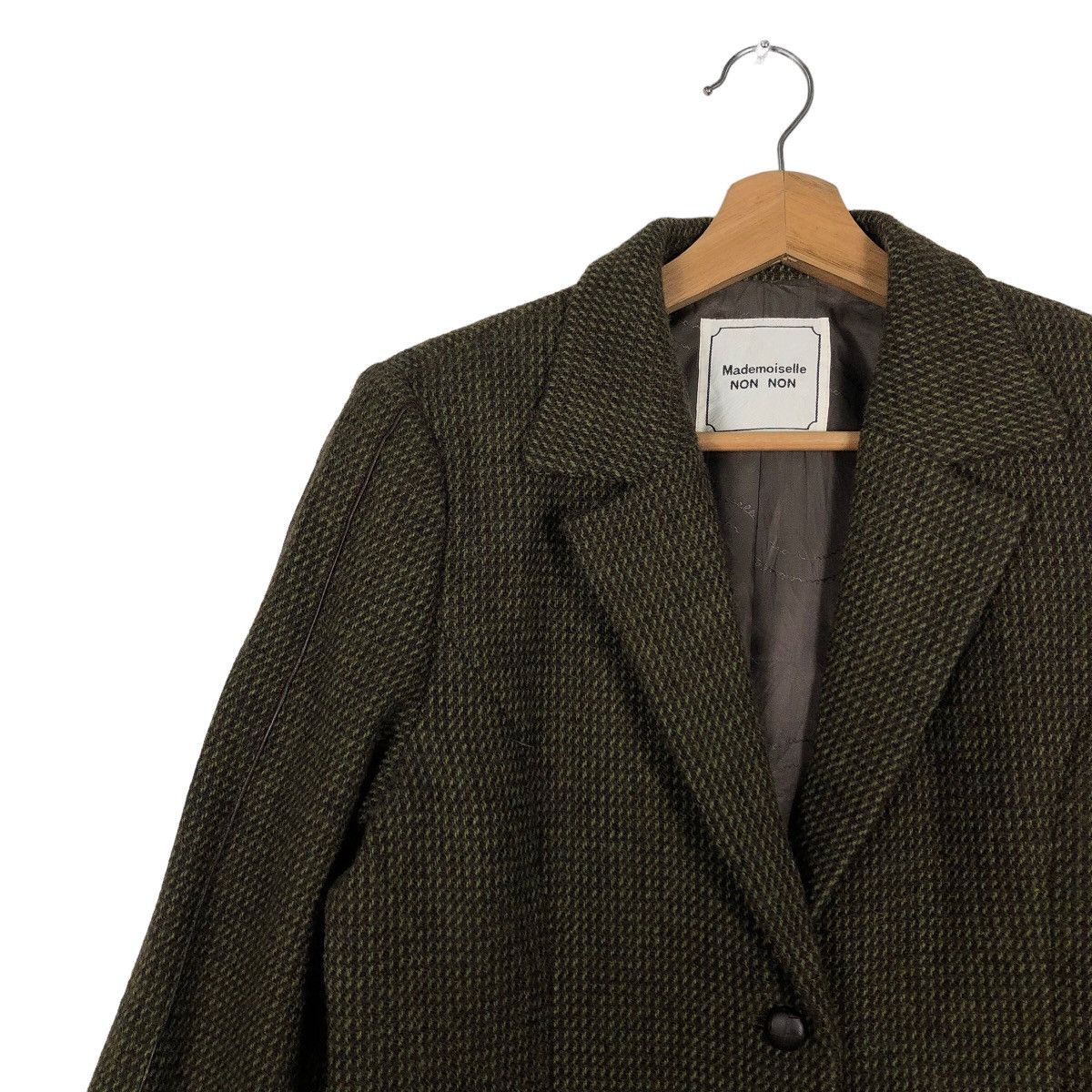 Issey Miyake 🔥Herringbone Wool Work Jacket Modemoiselle Non Non Japan Size M / US 6-8 / IT 42-44 - 6 Thumbnail
