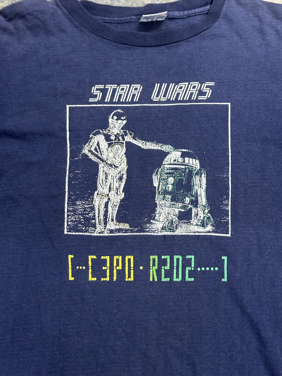 Star Wars × Vintage Rare🔥 Vintage 1965 Star Wars C-3PO & R2D2 Size US M / EU 48-50 / 2 - 2 Thumbnail