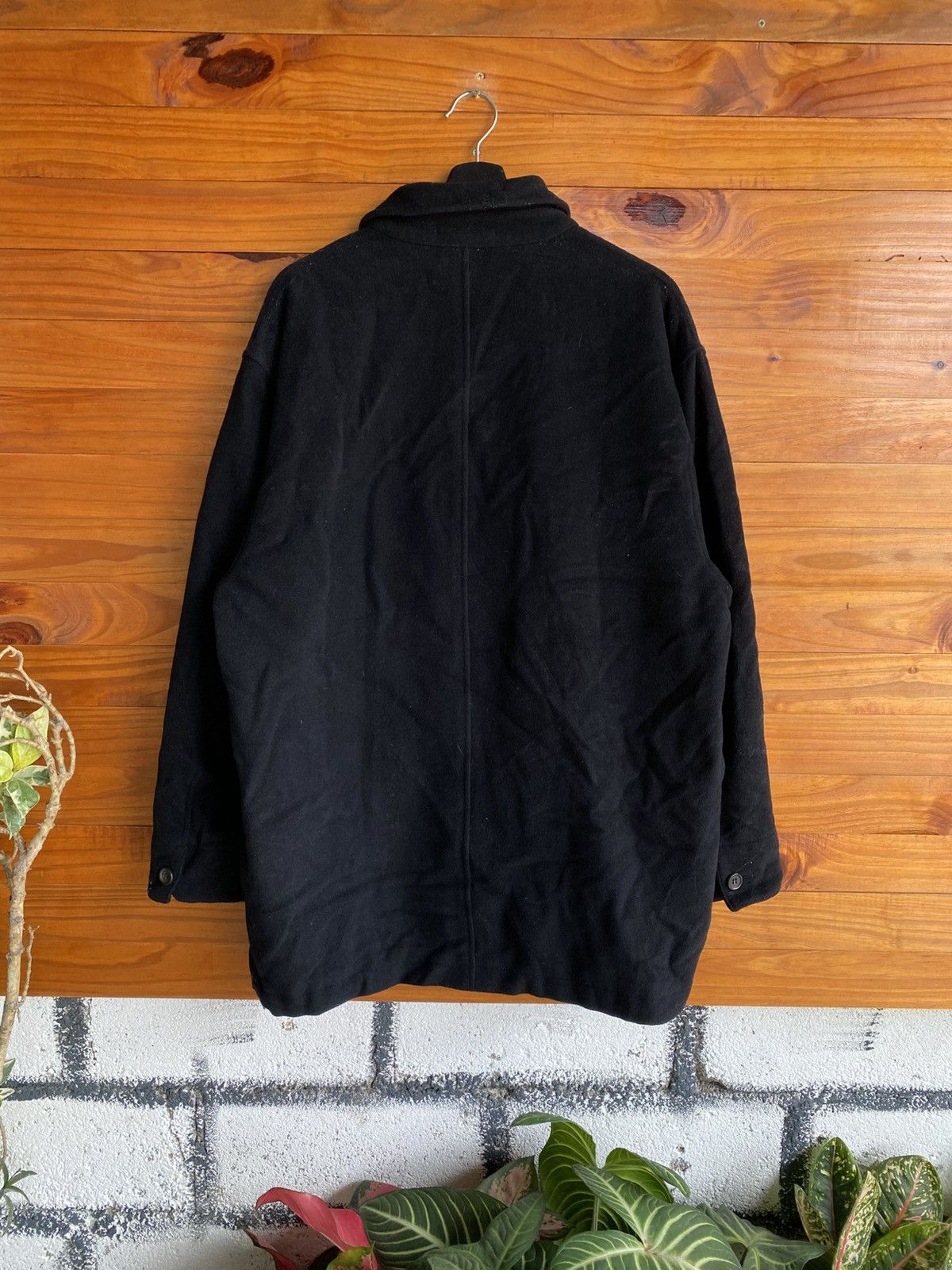 Comme des Garcons Homme Comme des Garçons Homme Black Wool Work Jacket AD1988 Japan Size US M / EU 48-50 / 2 - 6 Thumbnail