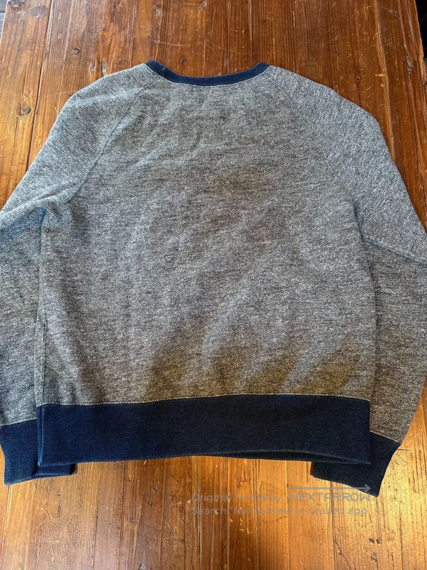 RRL Ralph Lauren RRL Ralph Lauren Gray Spliced Sweatshirt. Size US S / EU 44-46 / 1 - 2 Thumbnail
