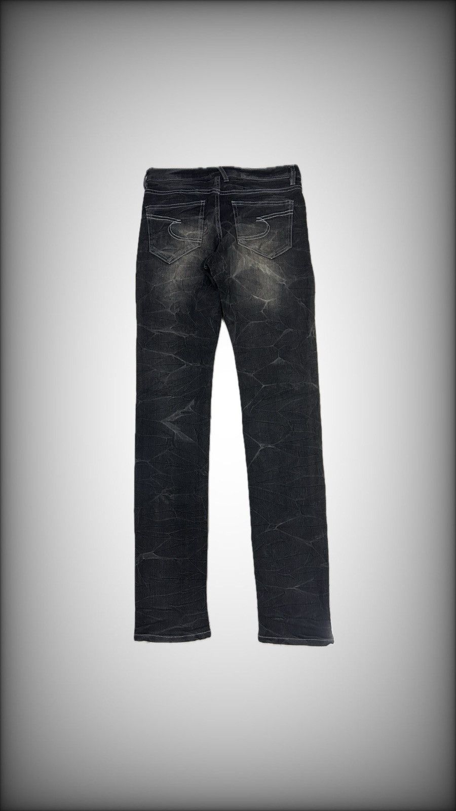 semanticdesign 🔥SEMANTIC DESIGN STONE WASH DENIM PUNK Size 30" / US 8 / IT 44 - 2 Thumbnail