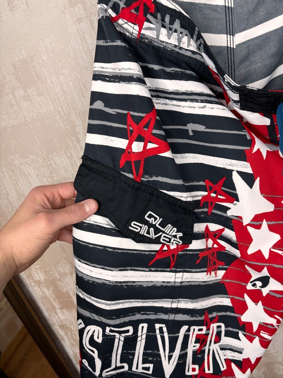 Quiksilver Quiksilver Board Shorts Swim Striped Stars Surfer Size US 34 / EU 50 - 13 Thumbnail