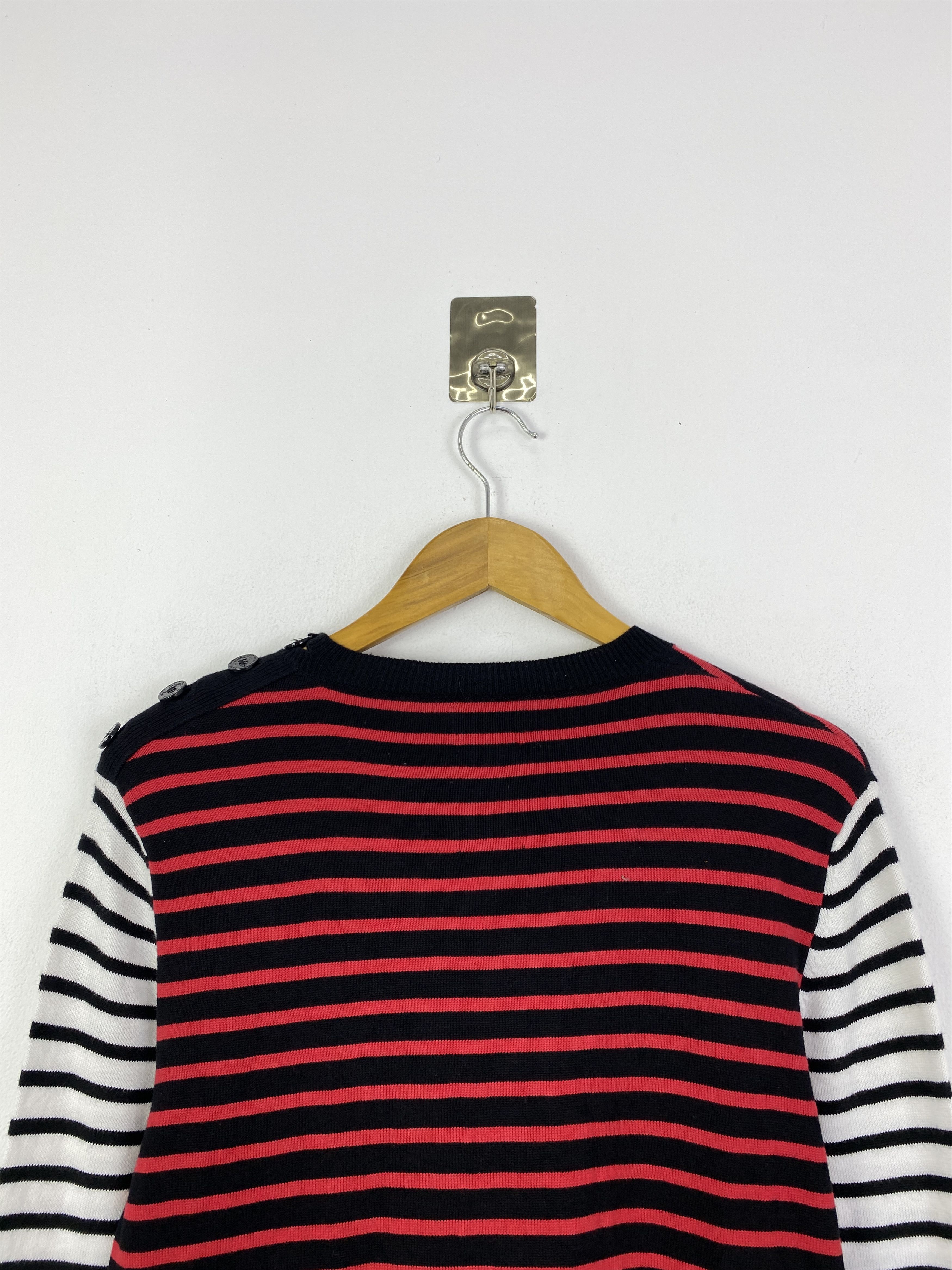 Diesel Vintage Diesel Stripes Wording Pullover Sweatshirt SH0137 Size US S / EU 44-46 / 1 - 4 Thumbnail