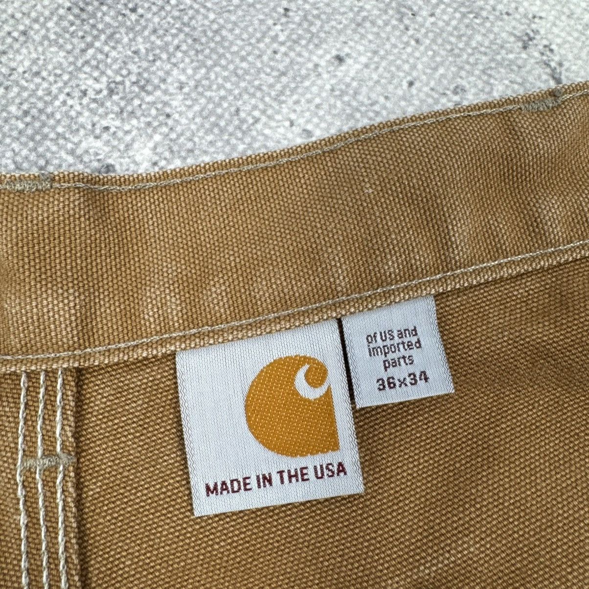 Vintage Carhartt Double Knee Distressed Pants Made In USA