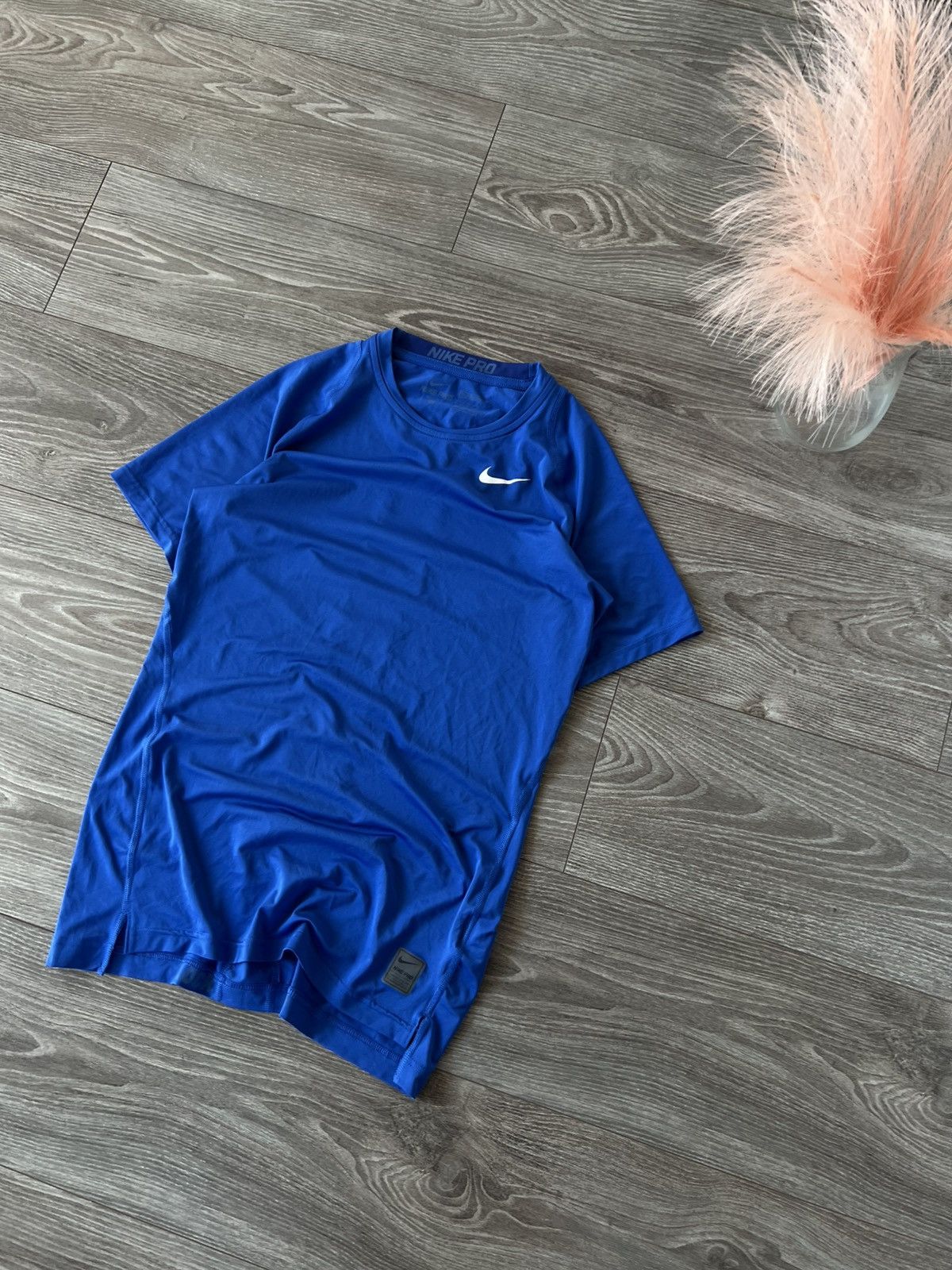 Nike ‼️Nike Pro Combat Logo Dri-Fit Fitted Termo T-Shirt‼️ Size US L / EU 52-54 / 3 - 5 Thumbnail