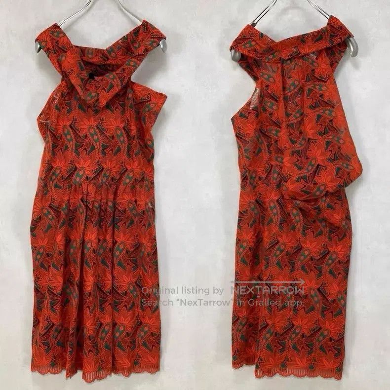 Comme des Garcons Comme Des Garcons Vintage Pattern Designed Dress Size XS / US 0-2 / IT 36-38 - 2 Thumbnail