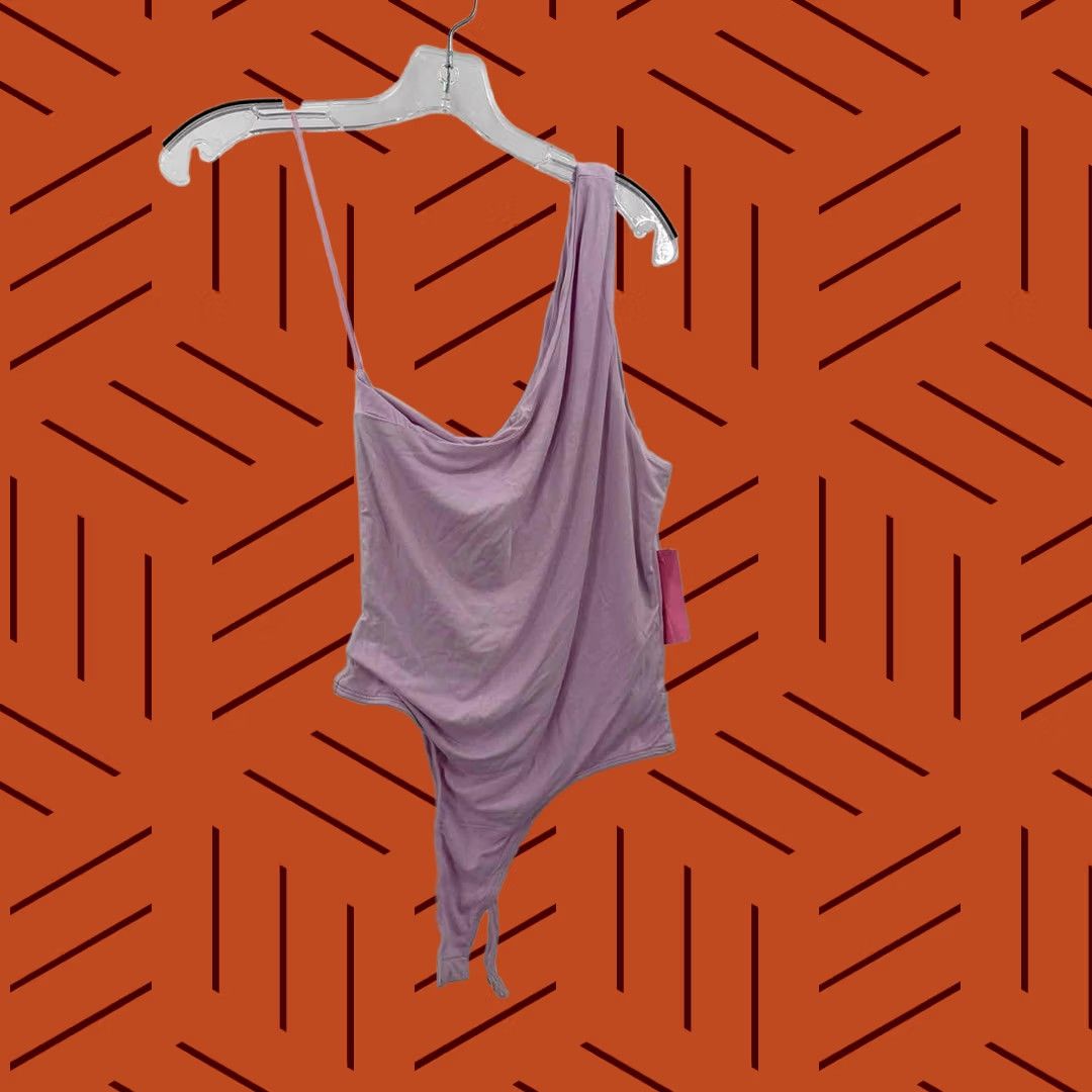 superdown Pre-Owned Superdown Purple Size Medium One Shoulder Bodysuit Size M / US 6-8 / IT 42-44 - 1 Thumbnail