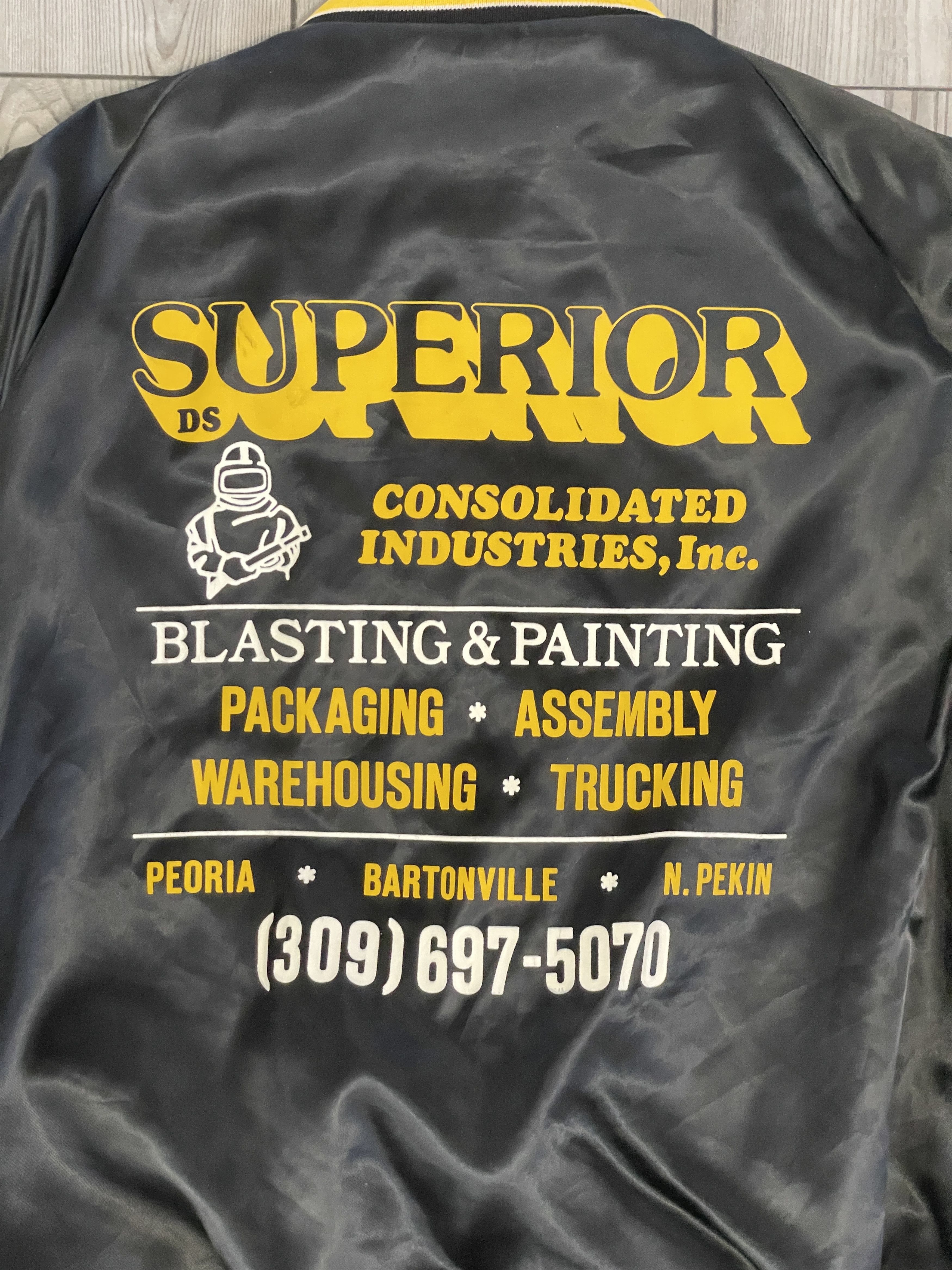 Other Vintage Pla-Jac Black and Yellow Varsity Construction Jacket Size US XL / EU 56 / 4 - 5 Thumbnail