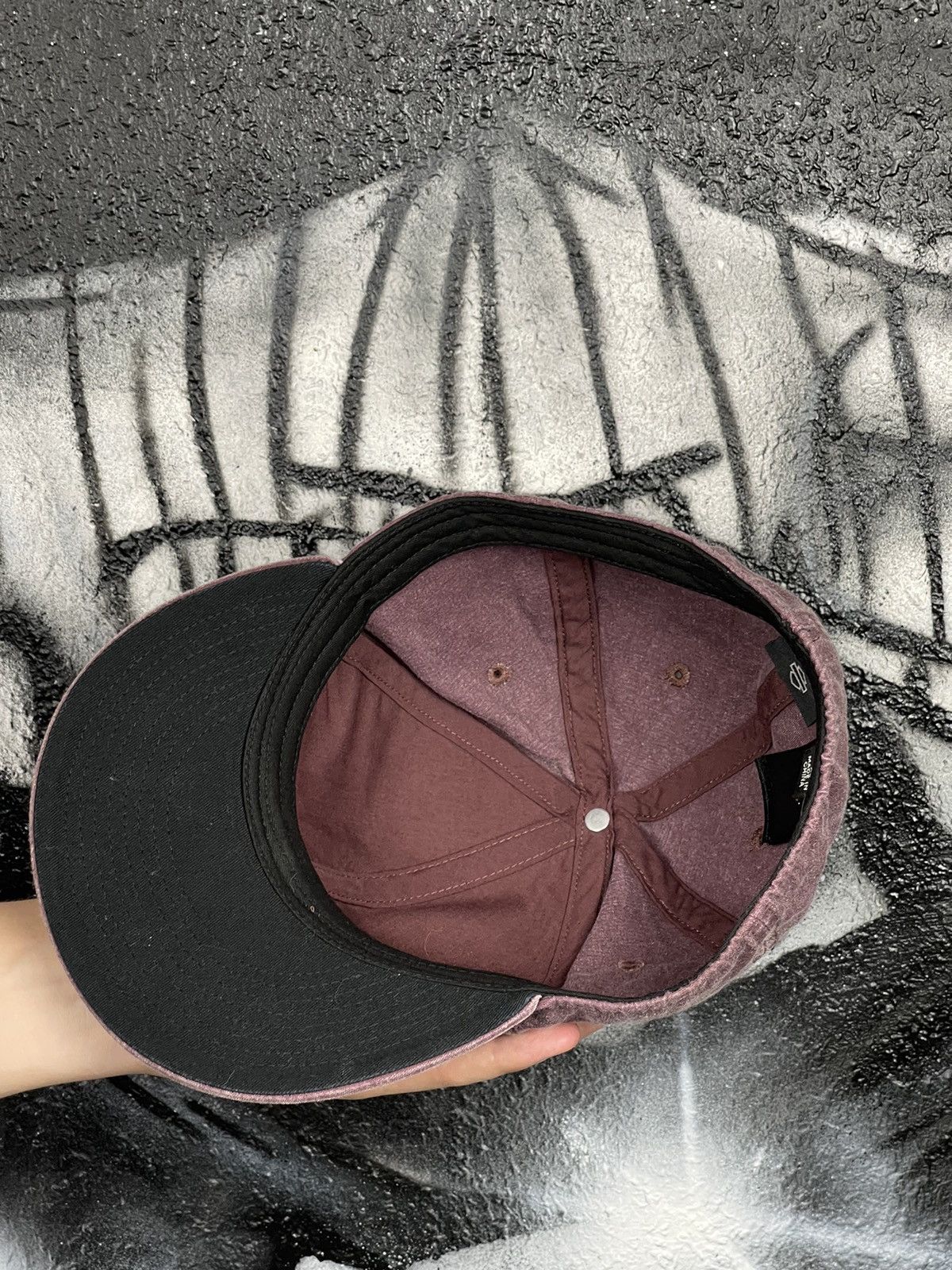 Harley Davidson Harley Davidson Motor Cycles Fabric Faded Cap Hat Size XL Size ONE SIZE - 7 Thumbnail