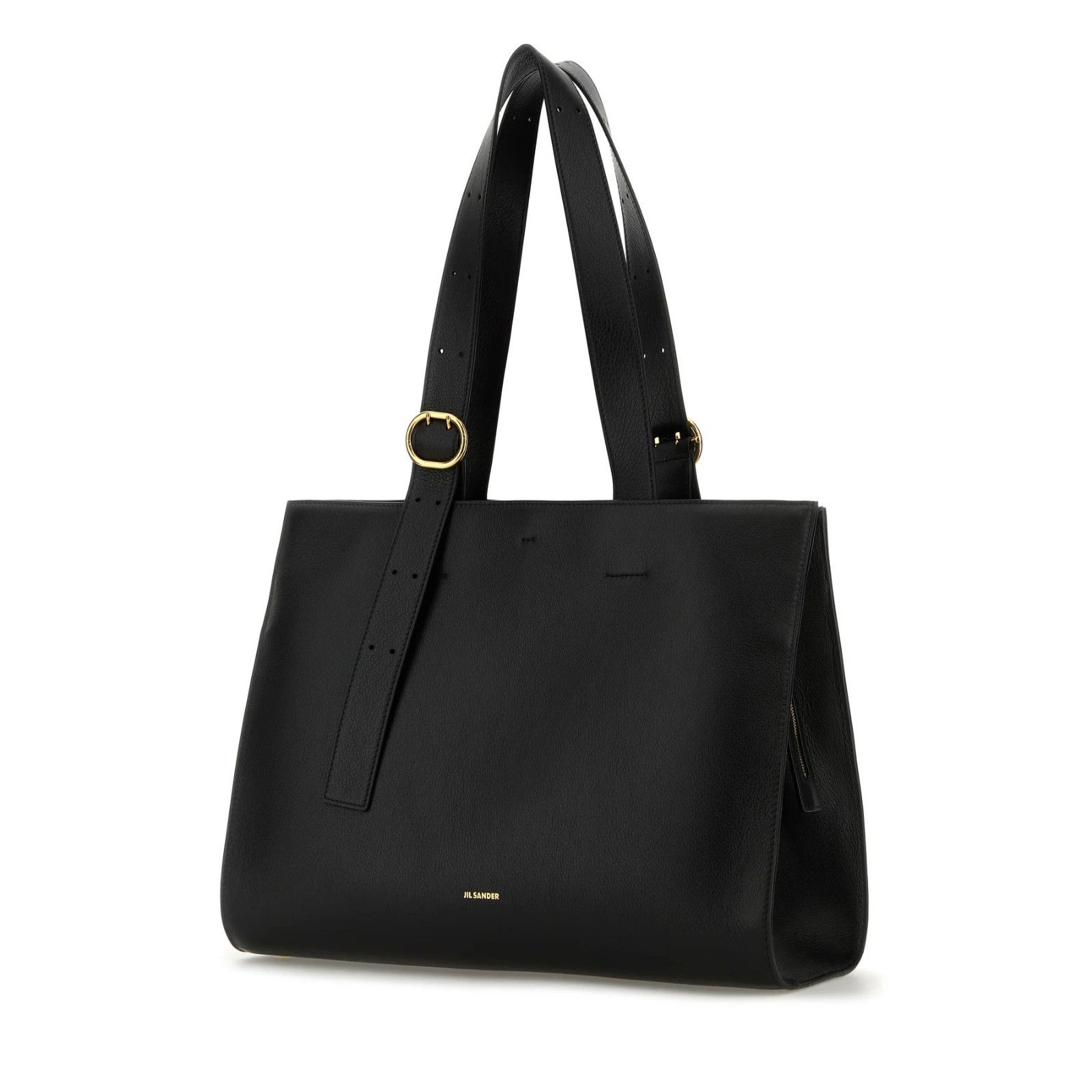 Jil Sander JIL SANDER Black Leather Tote Bag New & Authentic Size ONE SIZE - 2 Thumbnail