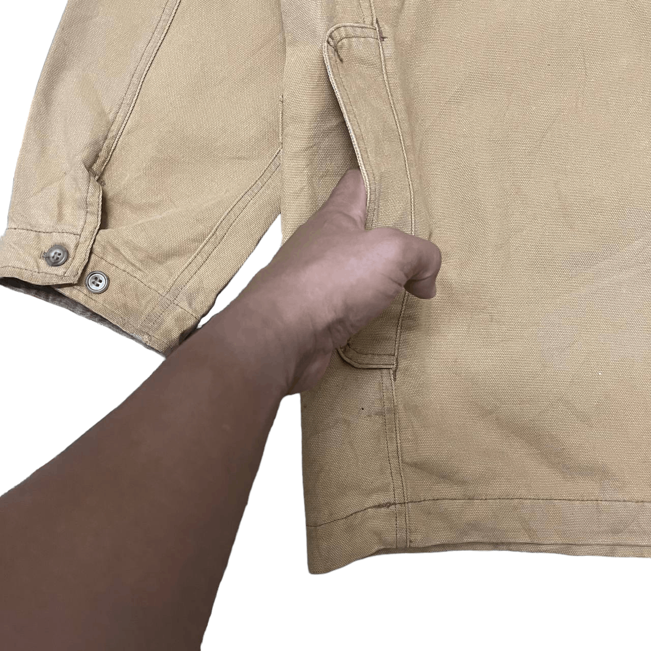 Japanese Brand Vintage Heavy Duty Garment Hunting Duck Canvas Jacket Size US L / EU 52-54 / 3 - 11 Thumbnail