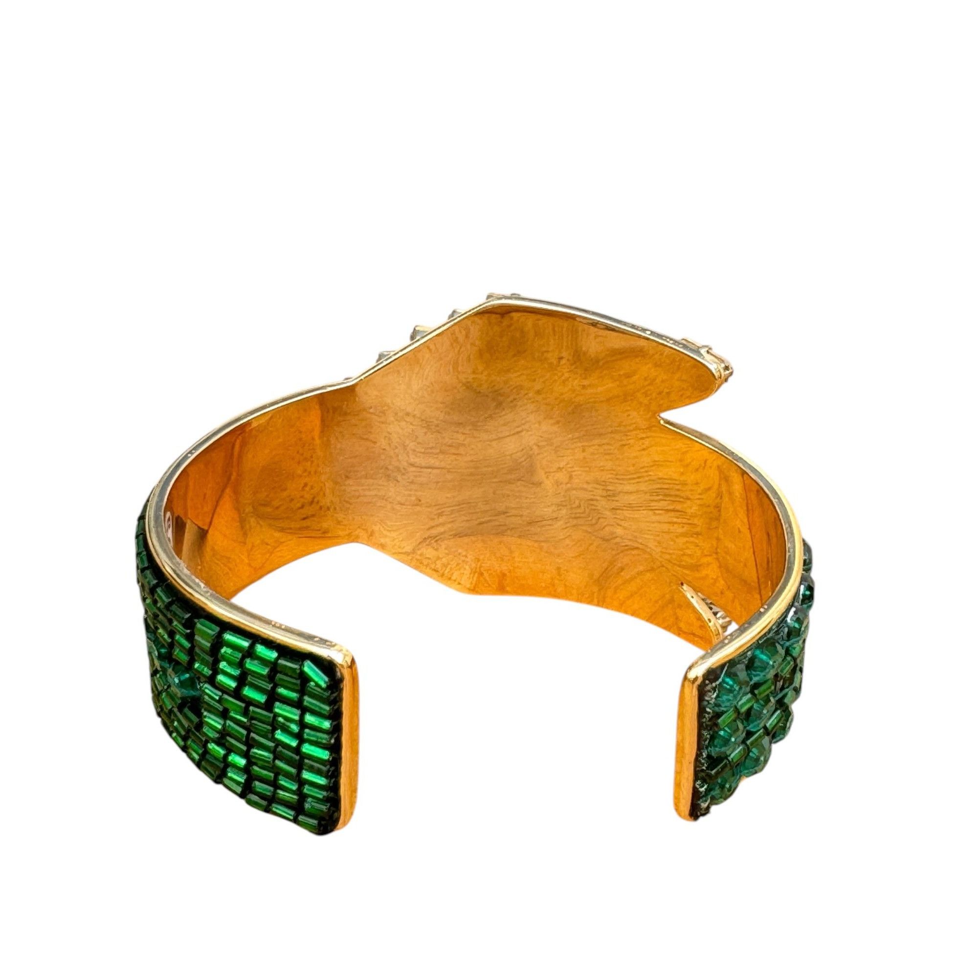 Vintage Rare Embroidered Sequin and Stone Bracelet Size ONE SIZE - 5 Thumbnail