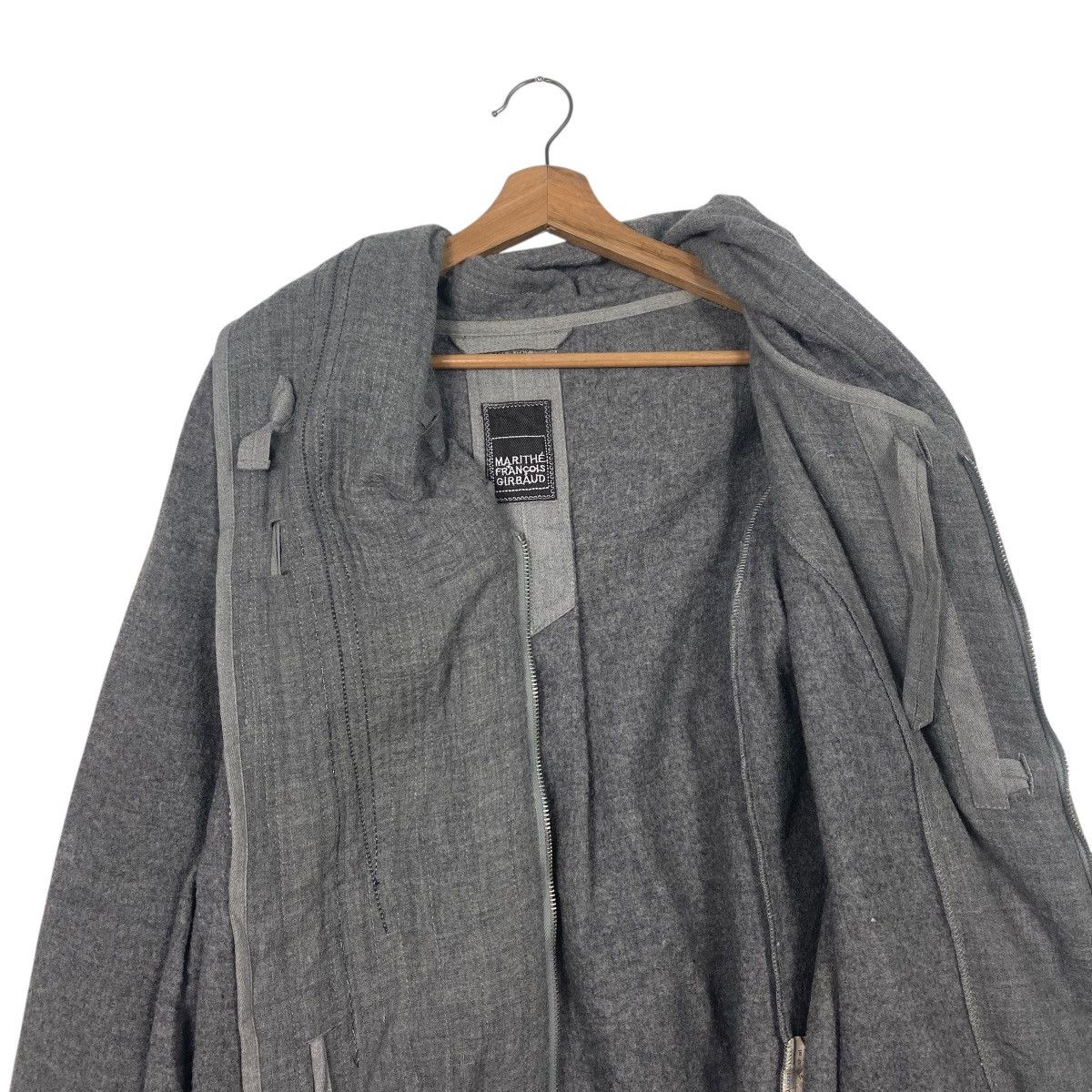 Marithe + Francois Girbaud Vintage 90s Marithe Francois Girbaud Wool Jacket Hoodie Size US S / EU 44-46 / 1 - 11 Thumbnail