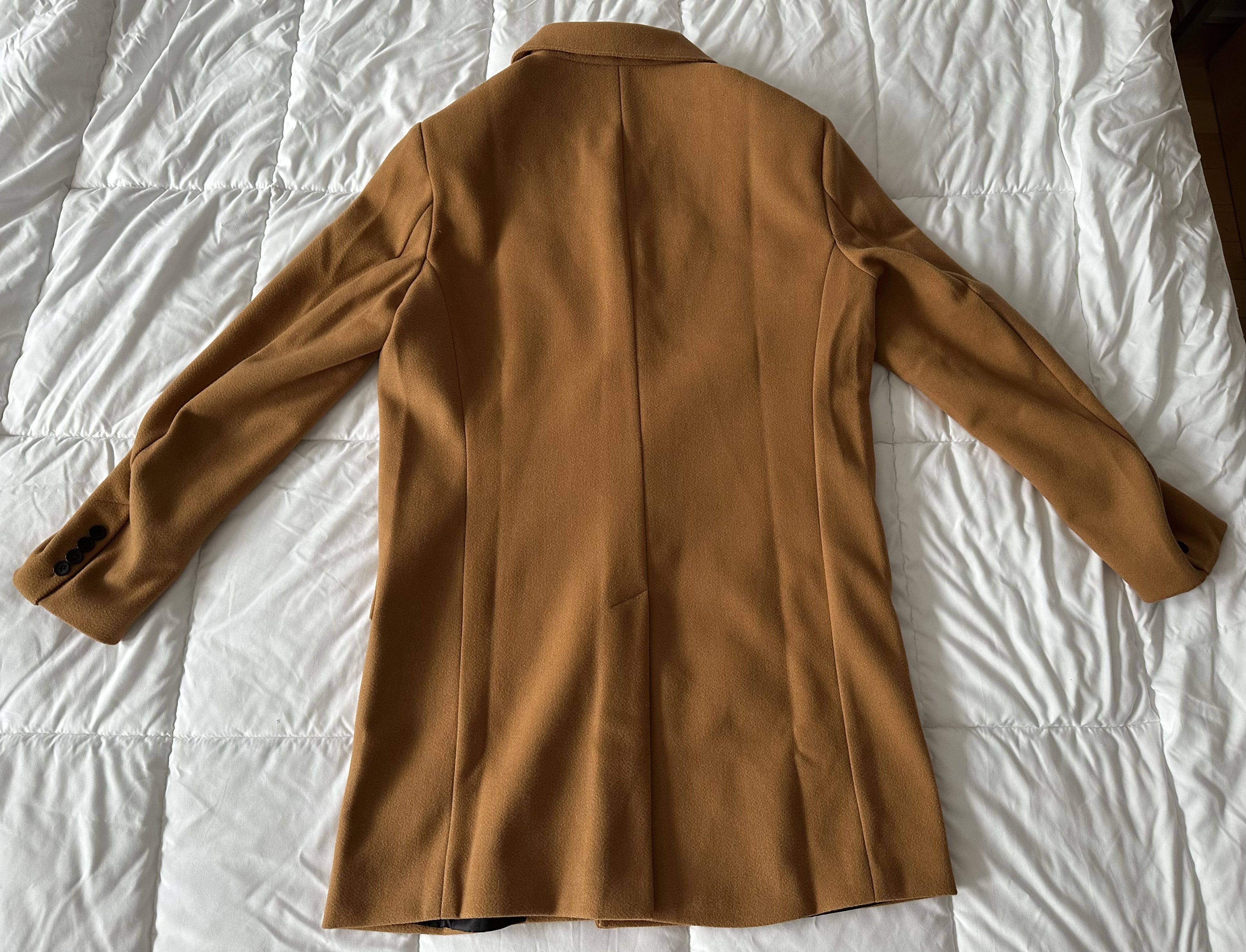 Other FRILIVIN PEA COAT MEN'S BROWN BEIGE LARGE / MEDIUM SIZE Size US L / EU 52-54 / 3 - 5 Thumbnail