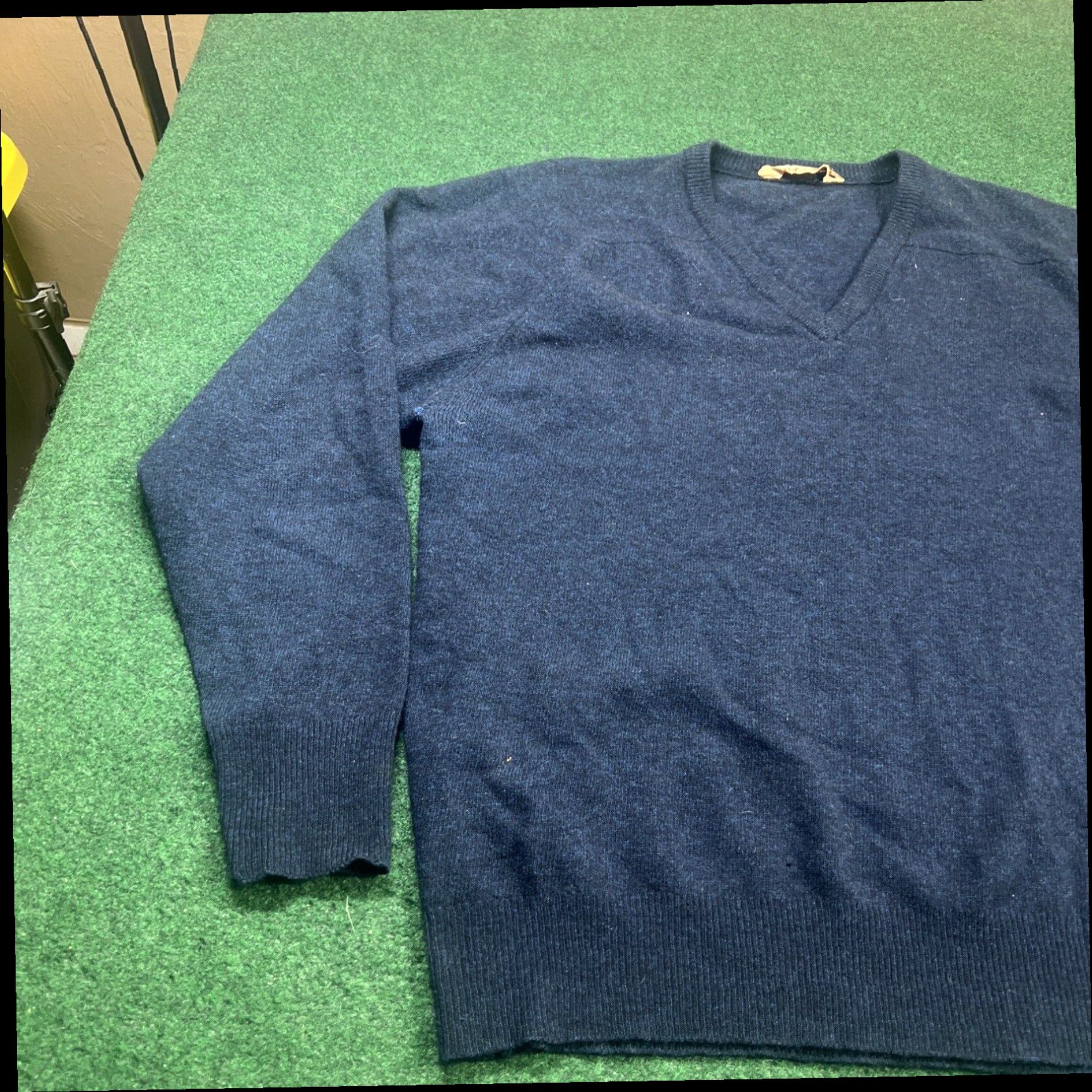 Vintage Vintage Byford London New York Cotton Knit Blue Sweater Mens Large USA Size US L / EU 52-54 / 3 - 2 Thumbnail