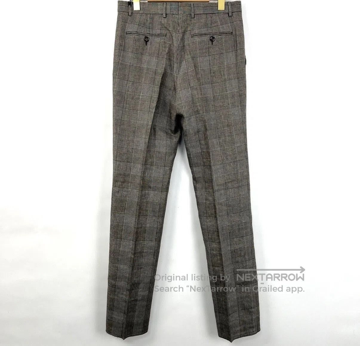 Gucci Beige Checkered Casual Pants Size 30. Size US 30 / EU 46 - 2 Thumbnail