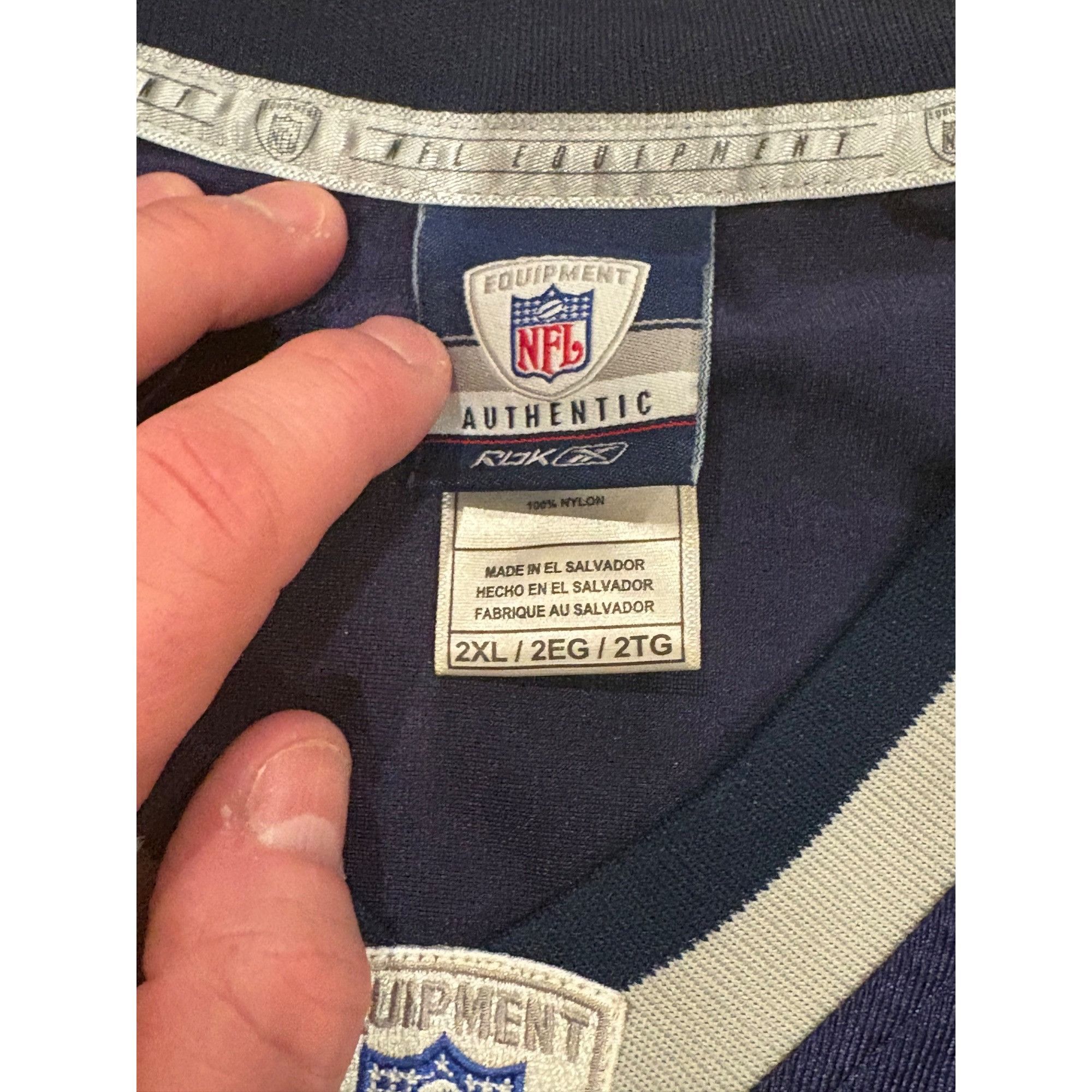 Reebok Reebok New England Patriots Rob Gronkowski Blue NFL Football Size US XXL / EU 58 / 5 - 7 Thumbnail