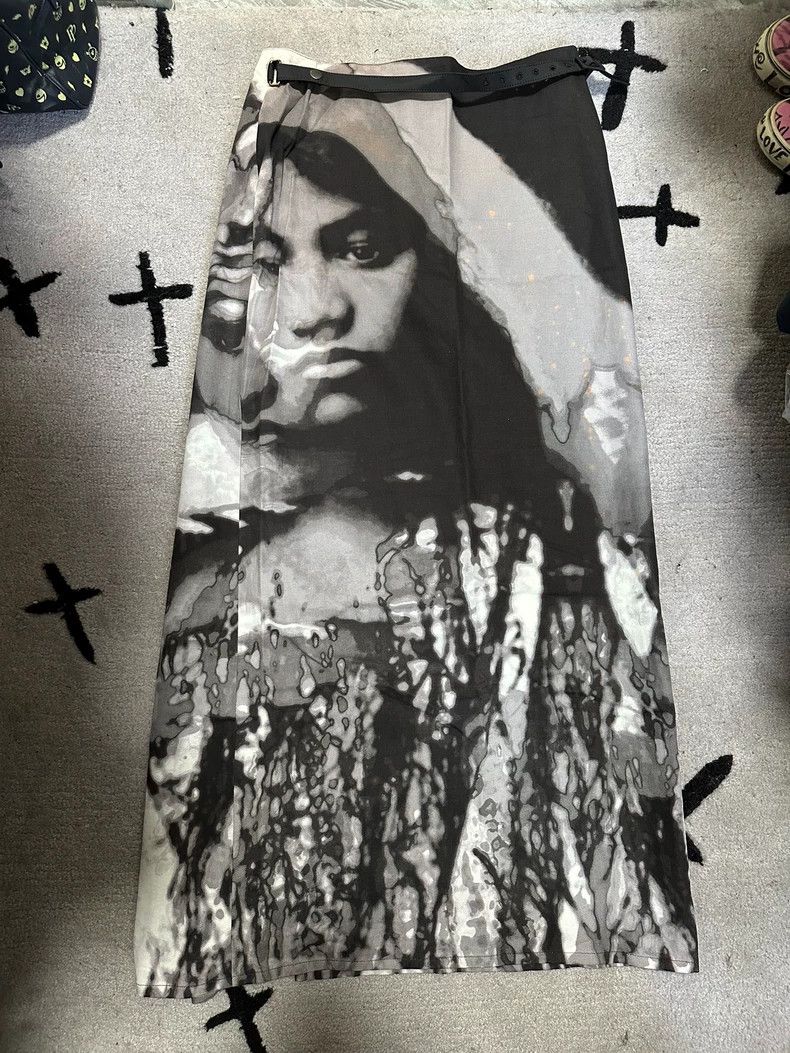 Jean Paul Gaultier jean paul gaultier Portrait Long Dress 2502-Nextarrow Size 39" - 3 Thumbnail