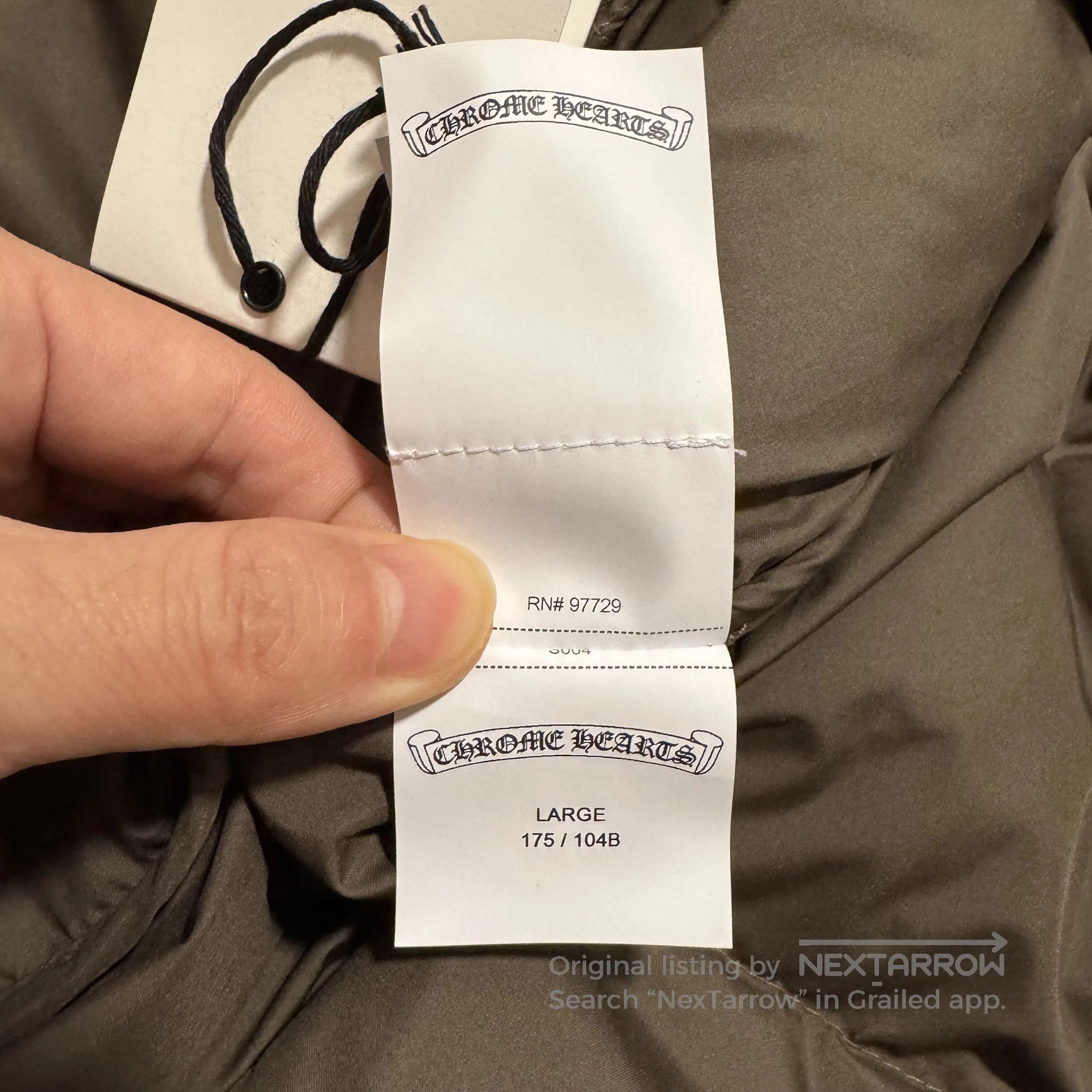 Chrome Hearts chrome hearts olive green puffer jacket. Size US L / EU 52-54 / 3 - 8 Thumbnail