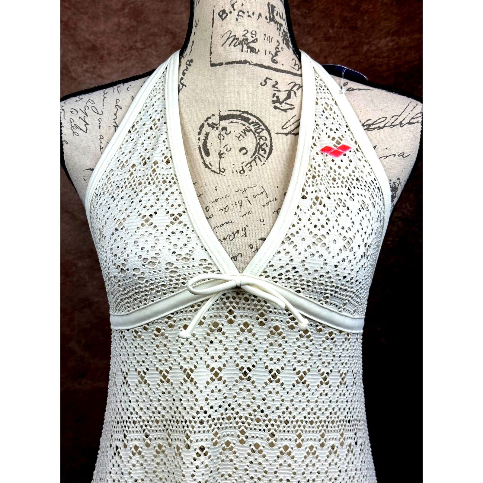 Other Arena Mesh Halter Neck Coverup - Cream - size M Size M / US 6-8 / IT 42-44 - 3 Thumbnail