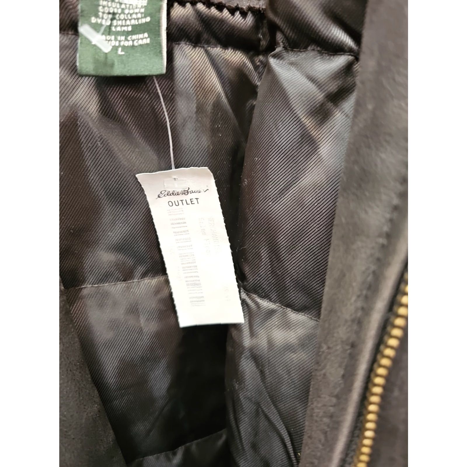 Eddie Bauer VINTAGE Eddie Bauer Jacket Bomber Leather Size US L / EU 52-54 / 3 - 5 Thumbnail
