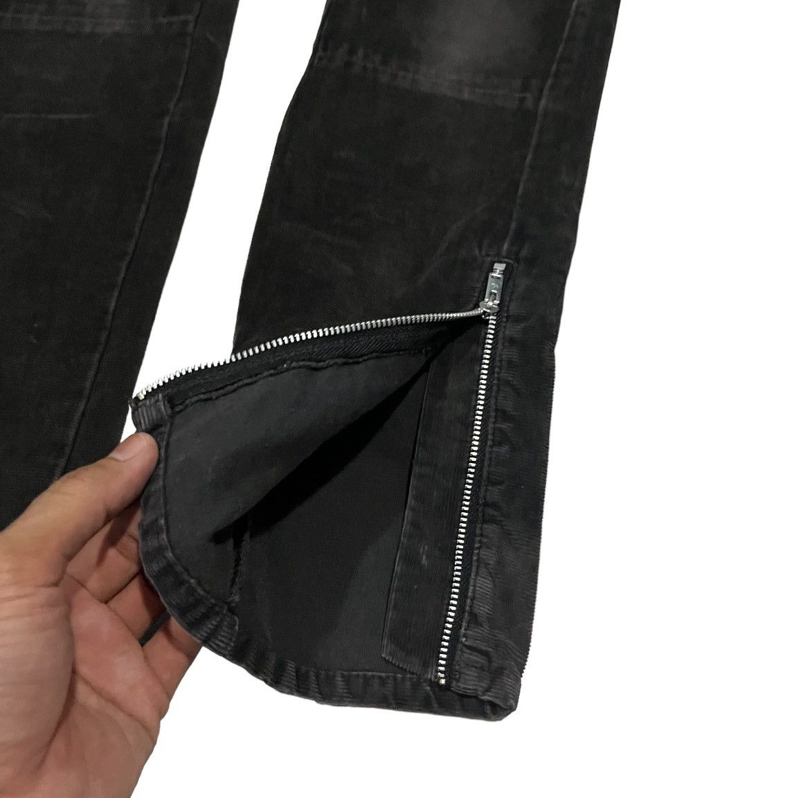 Japanese Brand SS03 Undercover Zipper Corduroy Black Pant Size US 30 / EU 46 - 4 Thumbnail