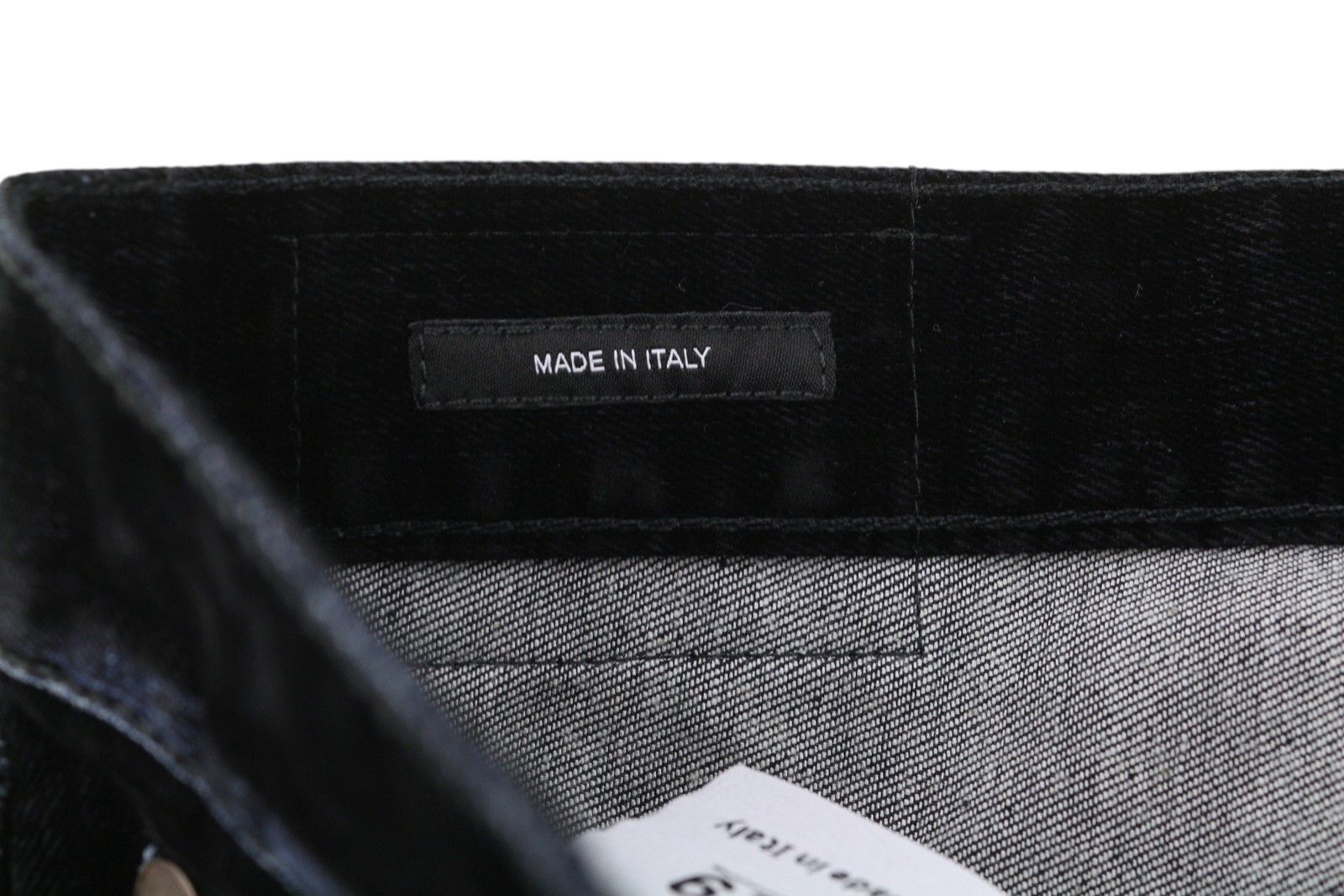 R13 ROMEO 29 Flocked Black Velvet Ankle Straight Zip 85816 Size 29" - 6 Thumbnail