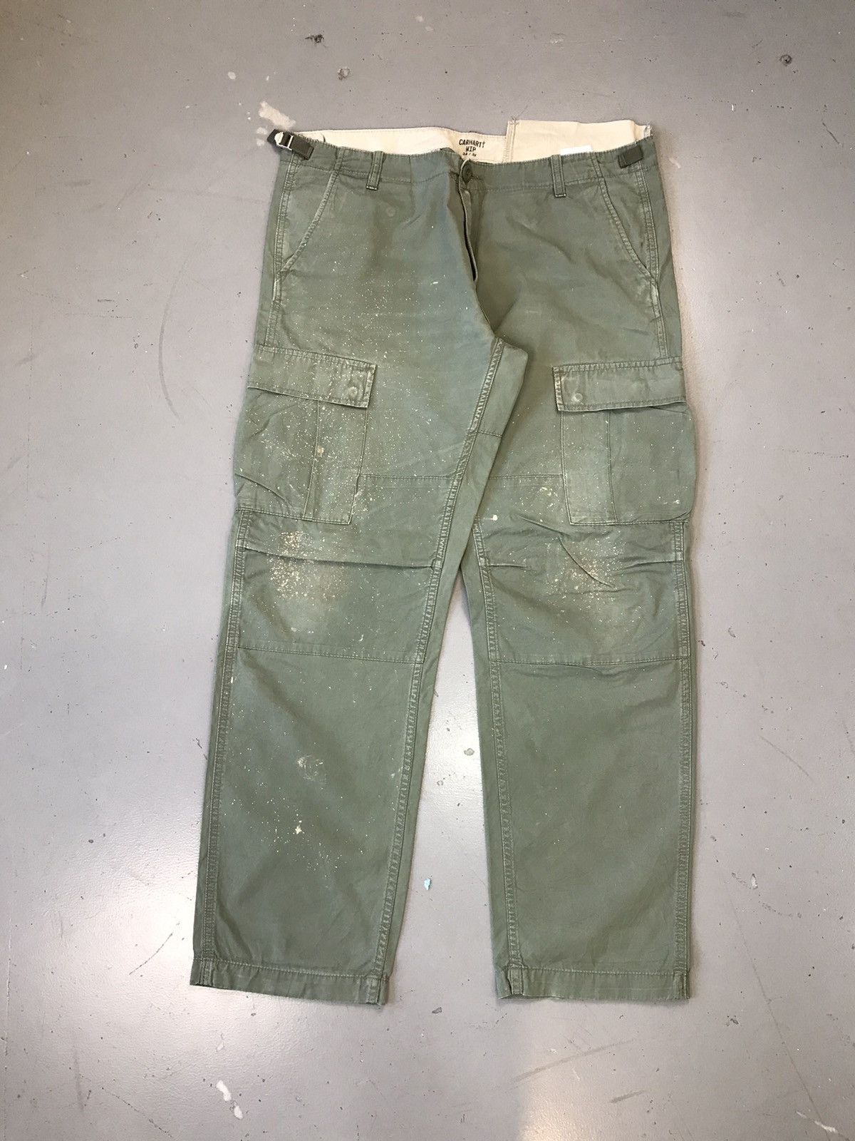 Carhartt × Vintage Vintage Carhartt (WIP) military Ripstop cargo pant Size US 38 / EU 54 - 1 Thumbnail