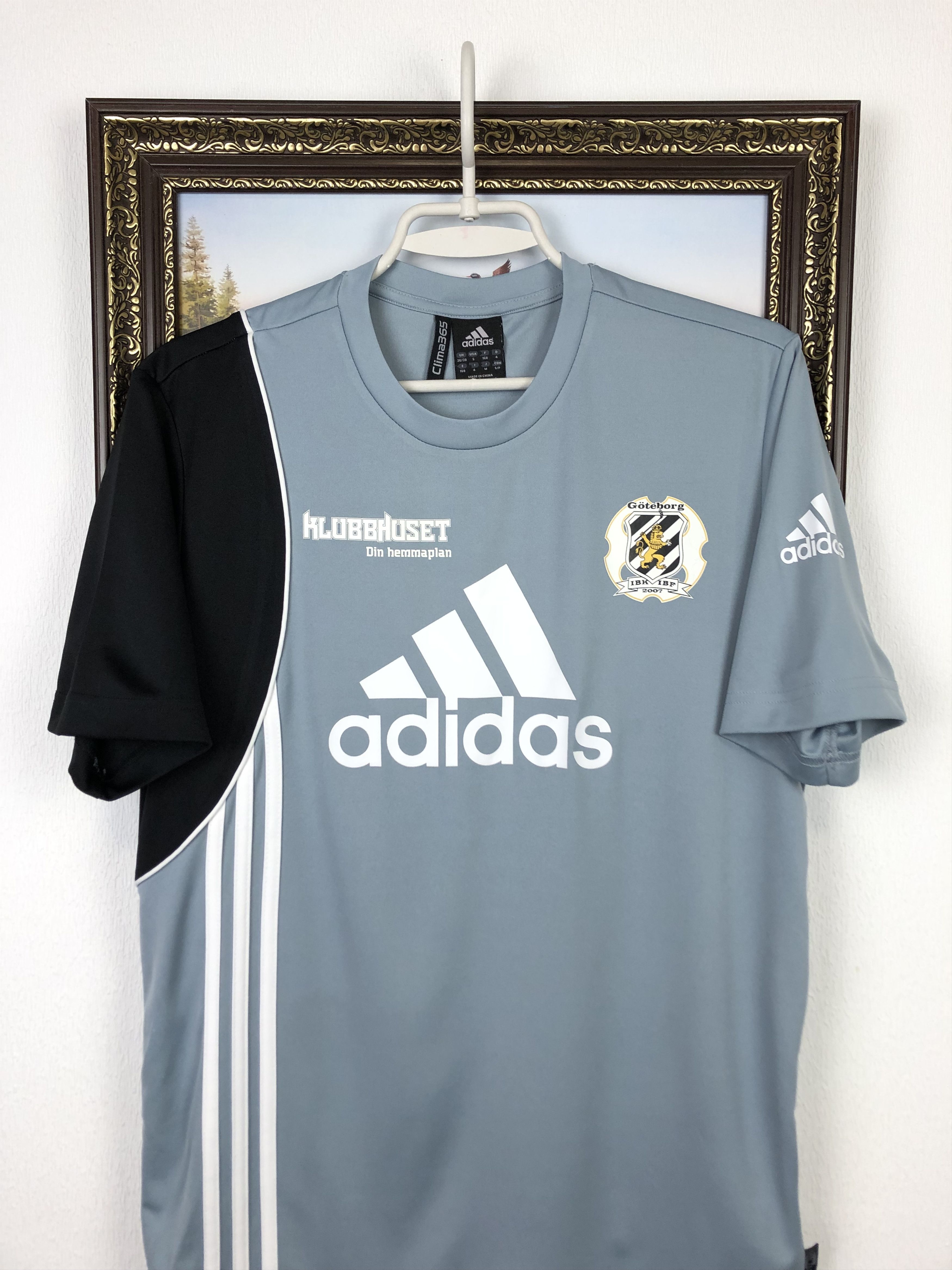 Adidas Vintage IFK Goteborg Football Shirt Soccer Train Jersey Tee Size US S / EU 44-46 / 1 - 2 Thumbnail