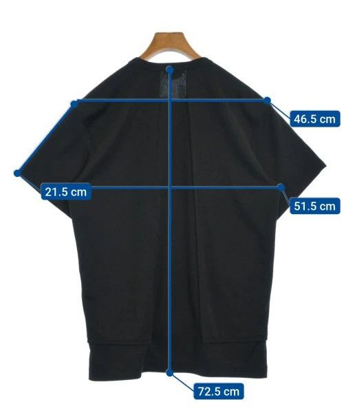 Comme des Garcons Homme Plus T-Shirts Polyester Short Sleeve Plain Crewneck Black Size US L / EU 52-54 / 3 - 3 Thumbnail