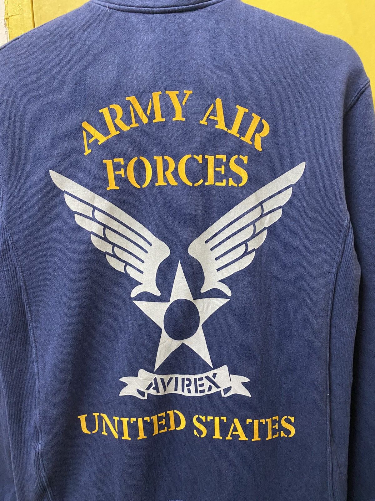 Avirex Avirex Army Air Forces Sweater Zipper Blue Black Size US S / EU 44-46 / 1 - 5 Thumbnail
