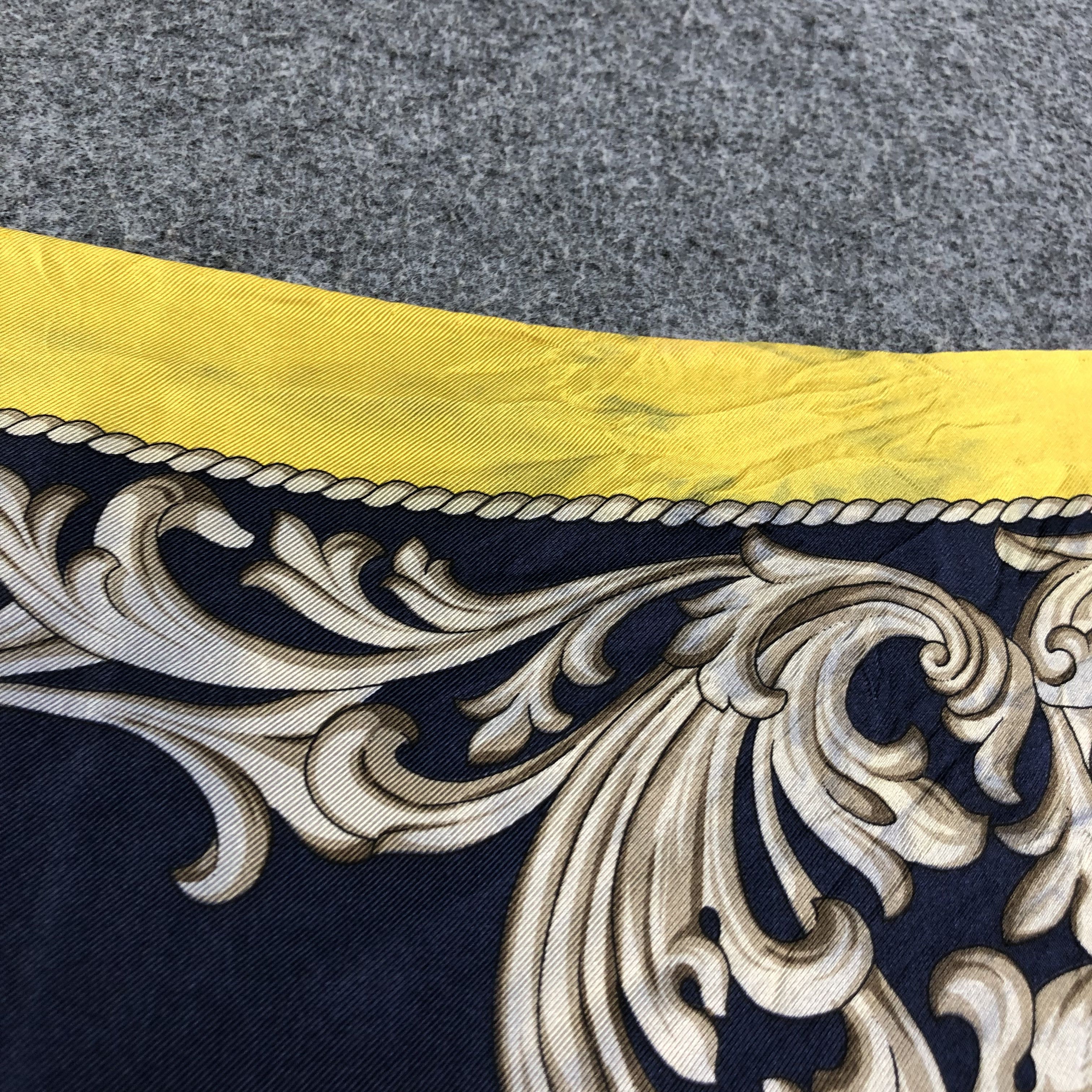 Japanese Brand Vintage Art of Silk Luxury Silk Scarf M569 Size ONE SIZE - 16 Thumbnail