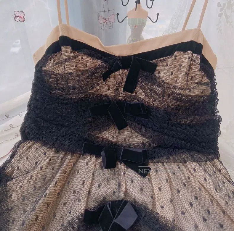 Valentino Valentino Classic velvet bow lace princess dress Size XS / US 0-2 / IT 36-38 - 4 Thumbnail