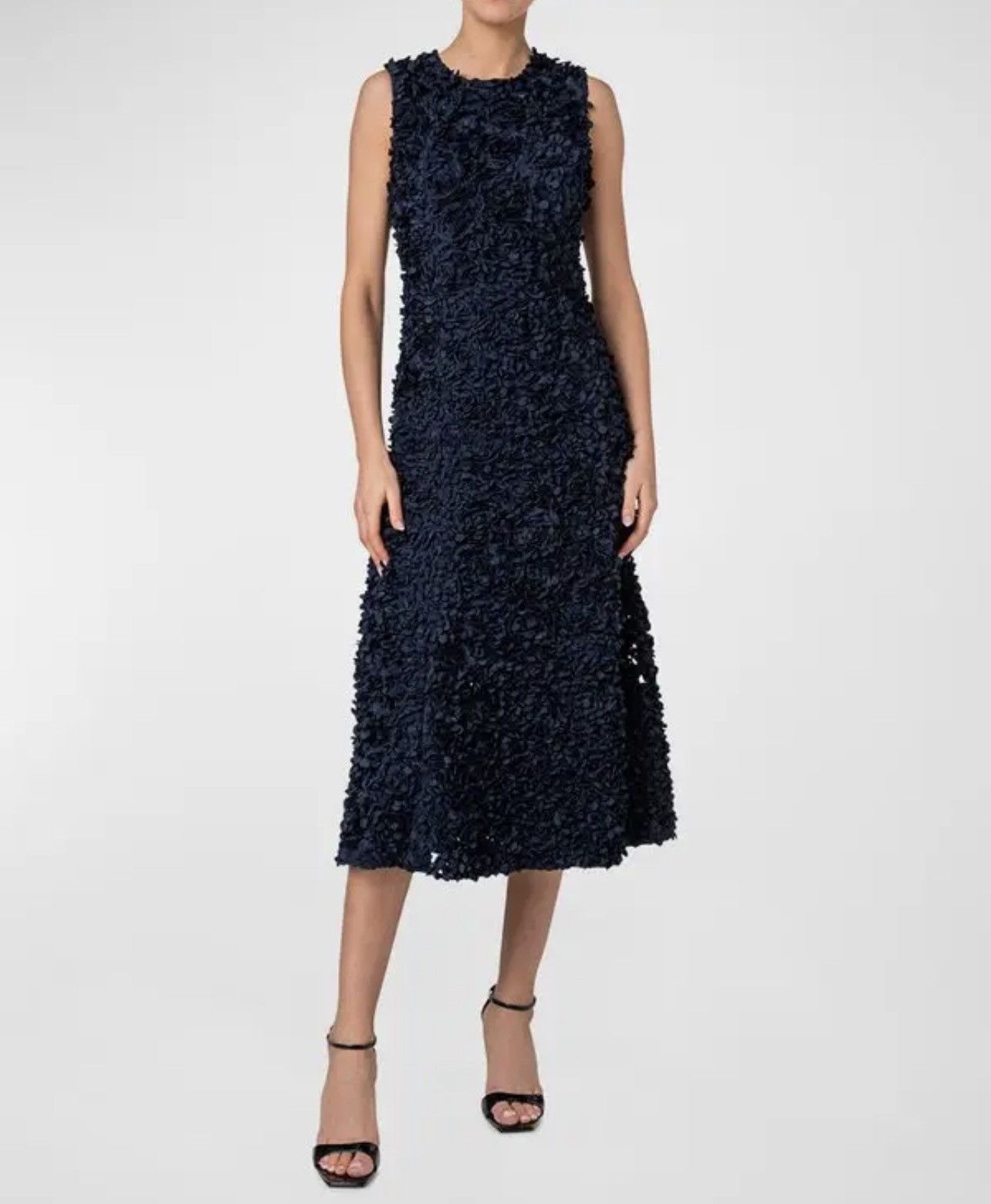 Akris Akris Petal 3D Appliqué Midi-Dress size 2 Size XS / US 0-2 / IT 36-38 - 3 Thumbnail
