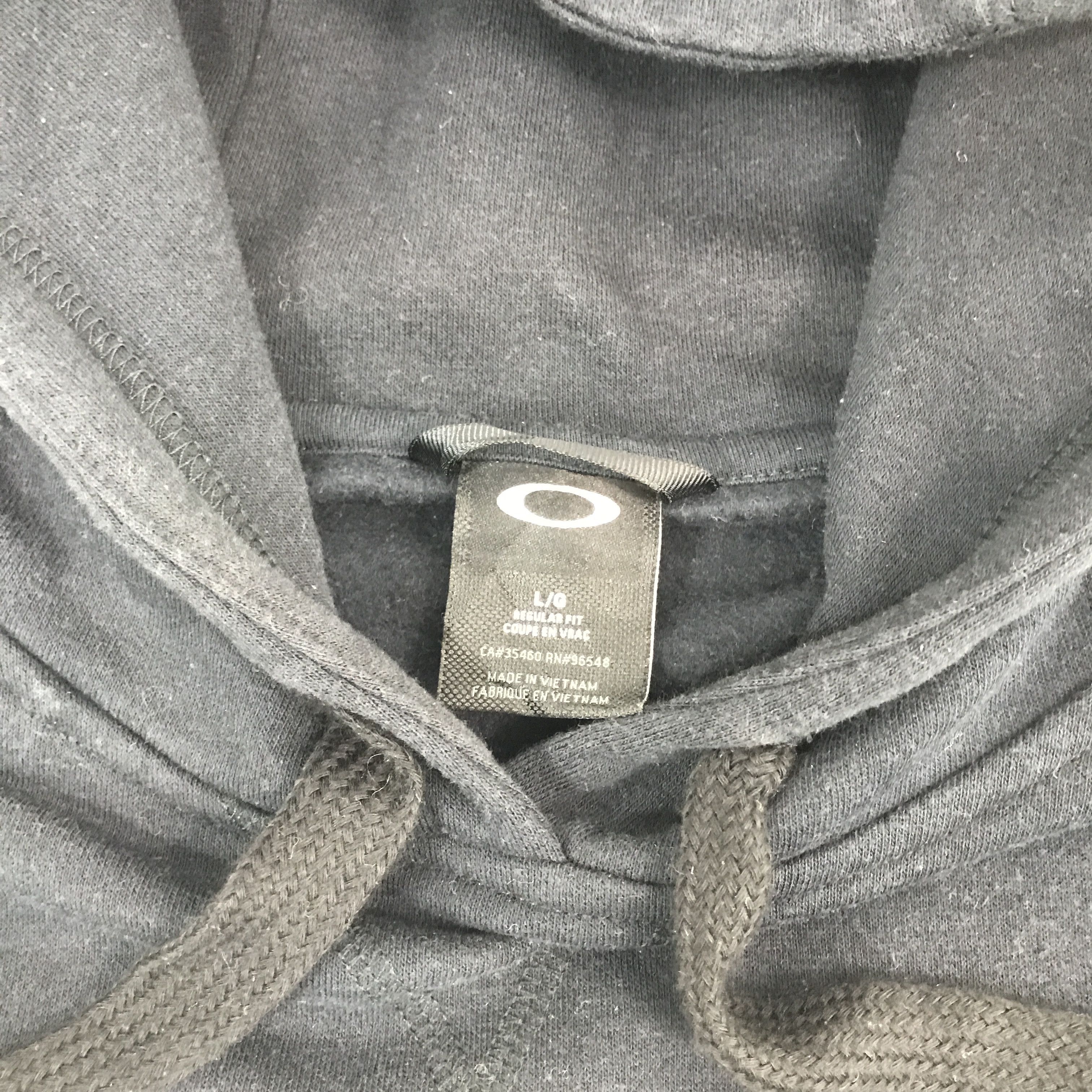 Oakley Rare🔥Oakley Black hoodie sweatshirt Jacket Size US L / EU 52-54 / 3 - 8 Thumbnail