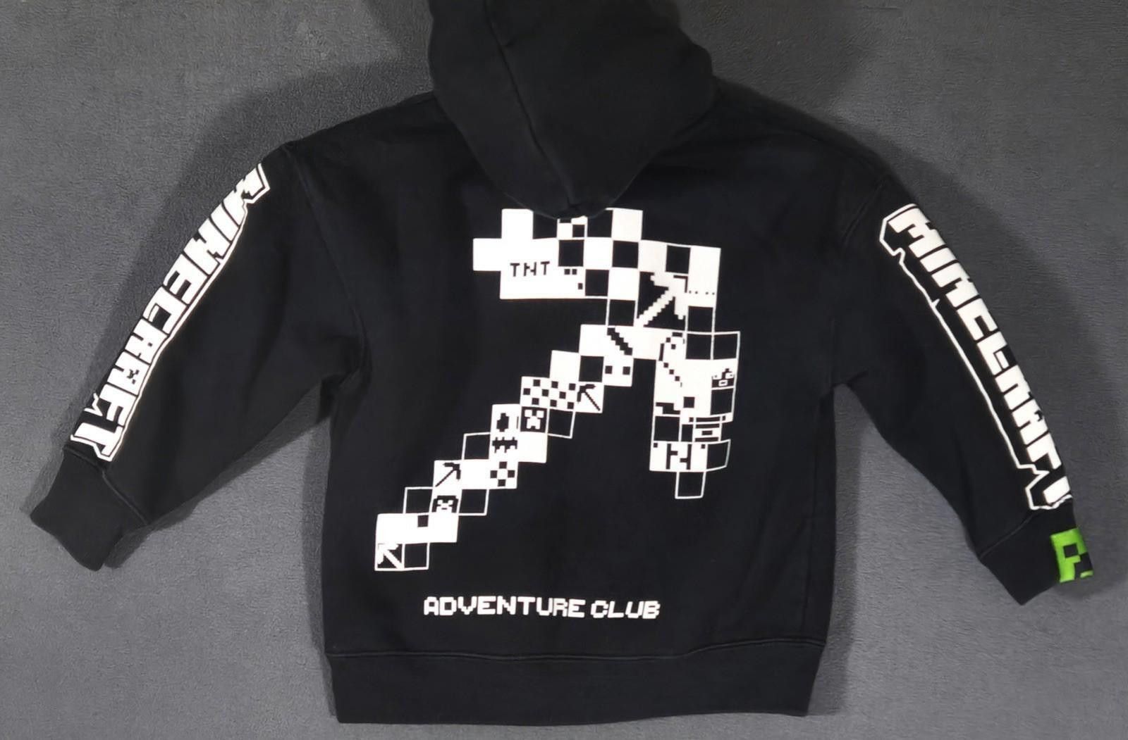 Zara Minecraft x Zara Adventure Club Hoodie Black Kids Size 6 #2 Size US XXS / EU 40 - 5 Thumbnail