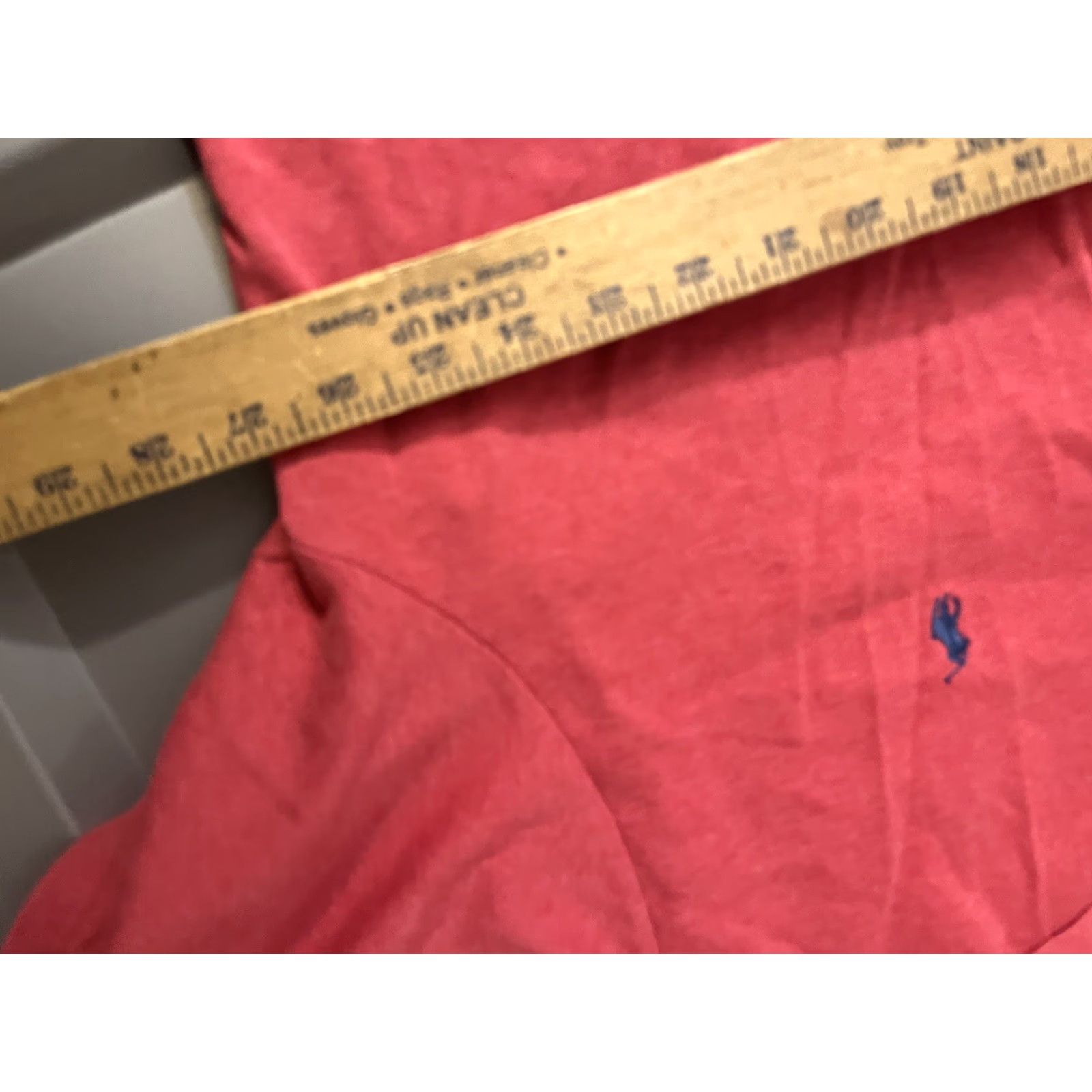 Polo Ralph Lauren Polo Ralph Lauren Polo Shirt Men 3XB 3XL BIG Salmon Pink Minimal Cotton Jersey Preppy Size US XXL / EU 58 / 5 - 5 Thumbnail