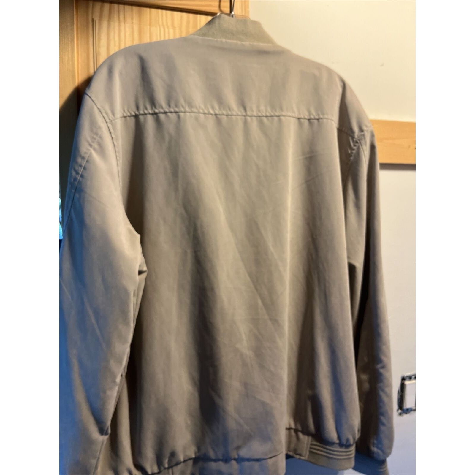 Other Lawrence Men’s 54 Cream Beige Poly Nylon windbreaker Jacket Size US XL / EU 56 / 4 - 18 Thumbnail