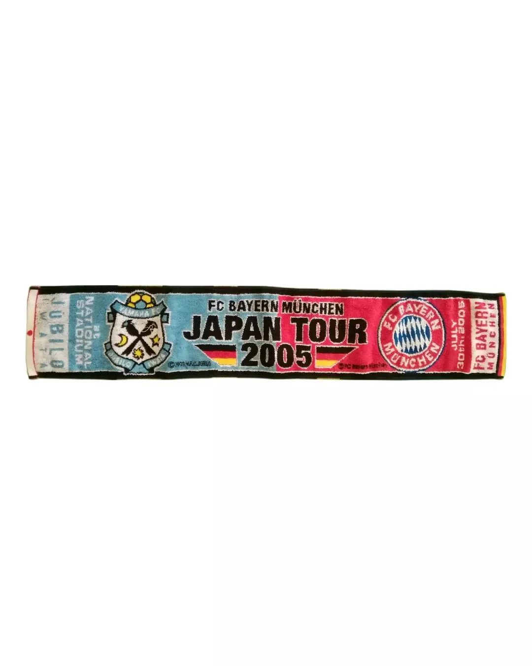 Vintage Vintage Bayer Munchen Japan Tour 2005 Football Towel Size ONE SIZE - 1 Thumbnail
