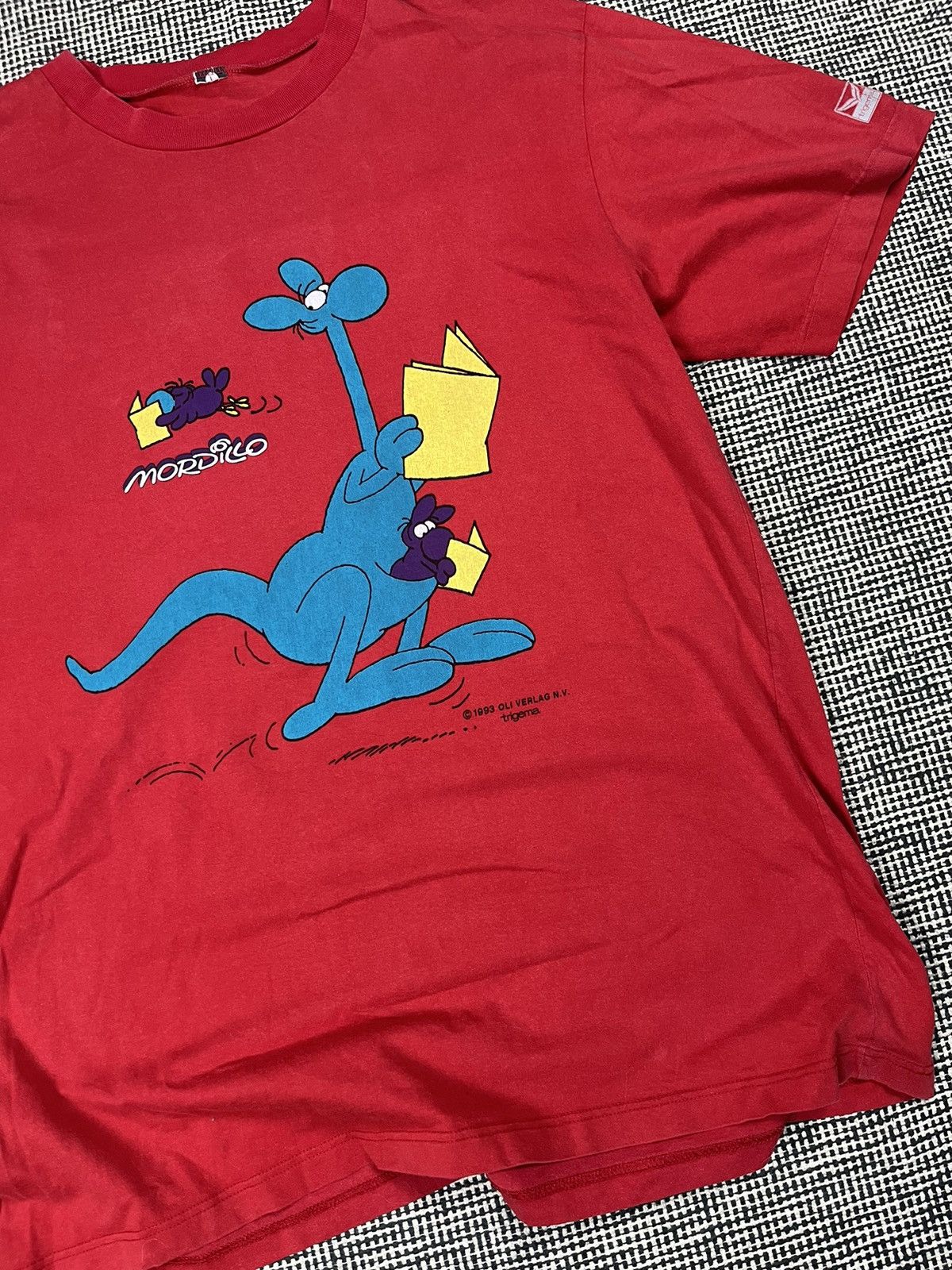 Vintage 1992 Oli Verlag mordillo 90s comic vintage art t-shirt Size US L / EU 52-54 / 3 - 2 Thumbnail