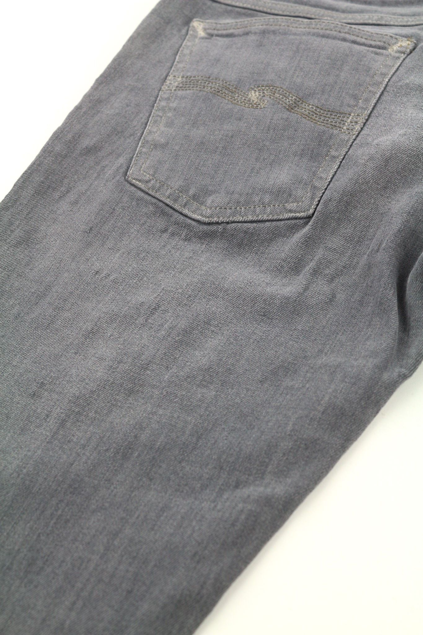 Nudie Jeans TIGHT LONG JOHN W31/L34 Organic Charcoal Denim Fit 80681 Size US 31 - 9 Thumbnail
